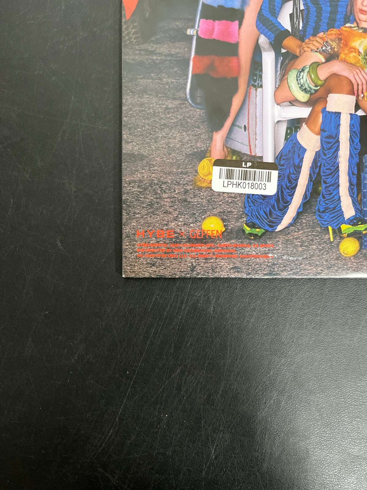 BACK_BL - KATSEYE - BEAUTIFUL CHAOS MisPrint Red Vinyl USED NOT TESTED