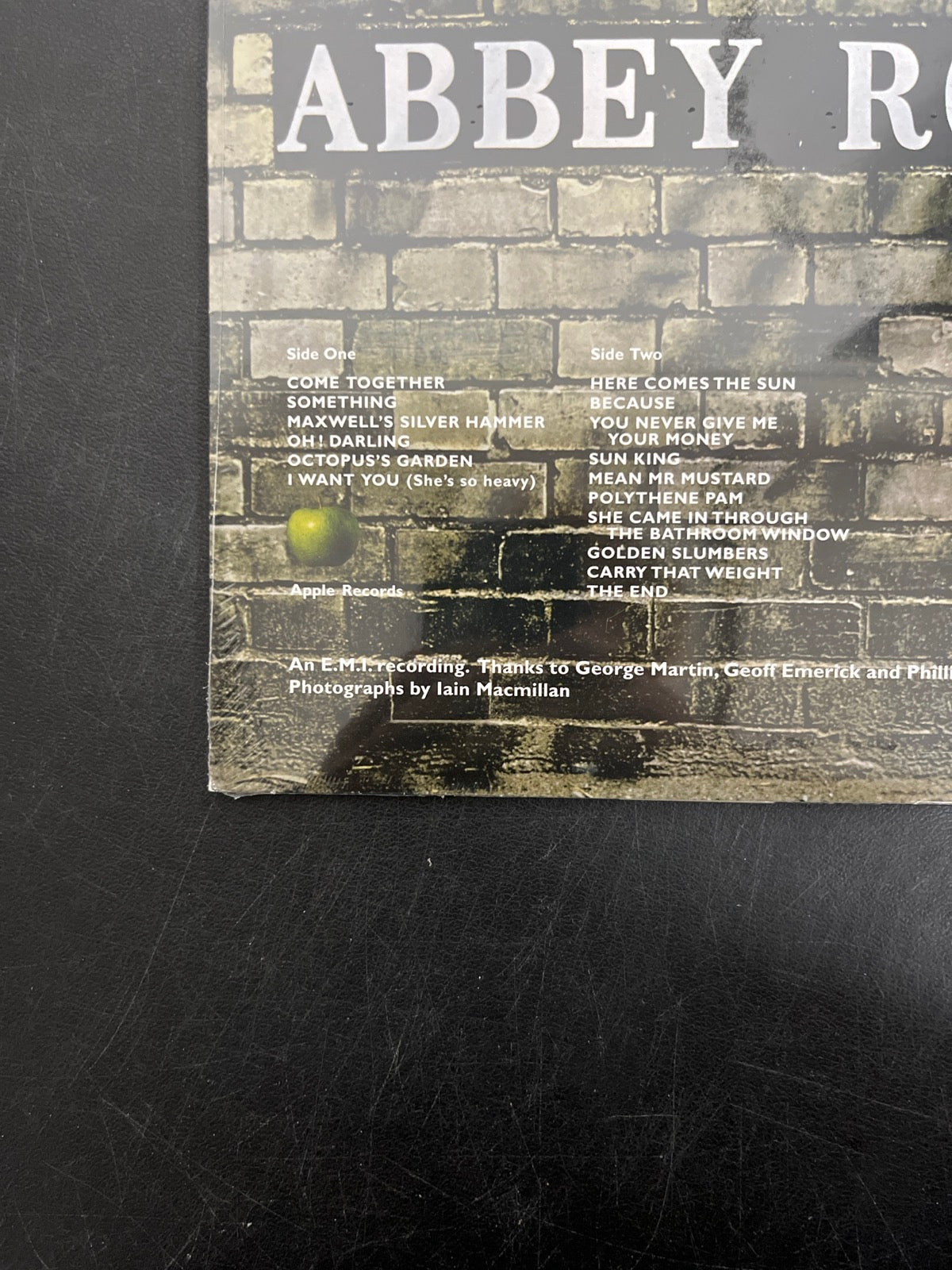 BACK_BL - The Beatles - Abbey Road LE 180gm Green Vinyl USED NOT TESTED