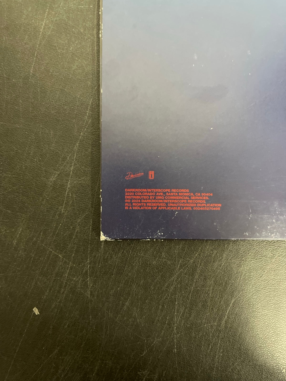 BACK_BL - Billie Eilish - Hit Me Hard And Soft LE Orange Vinyl USED NOT TESTED