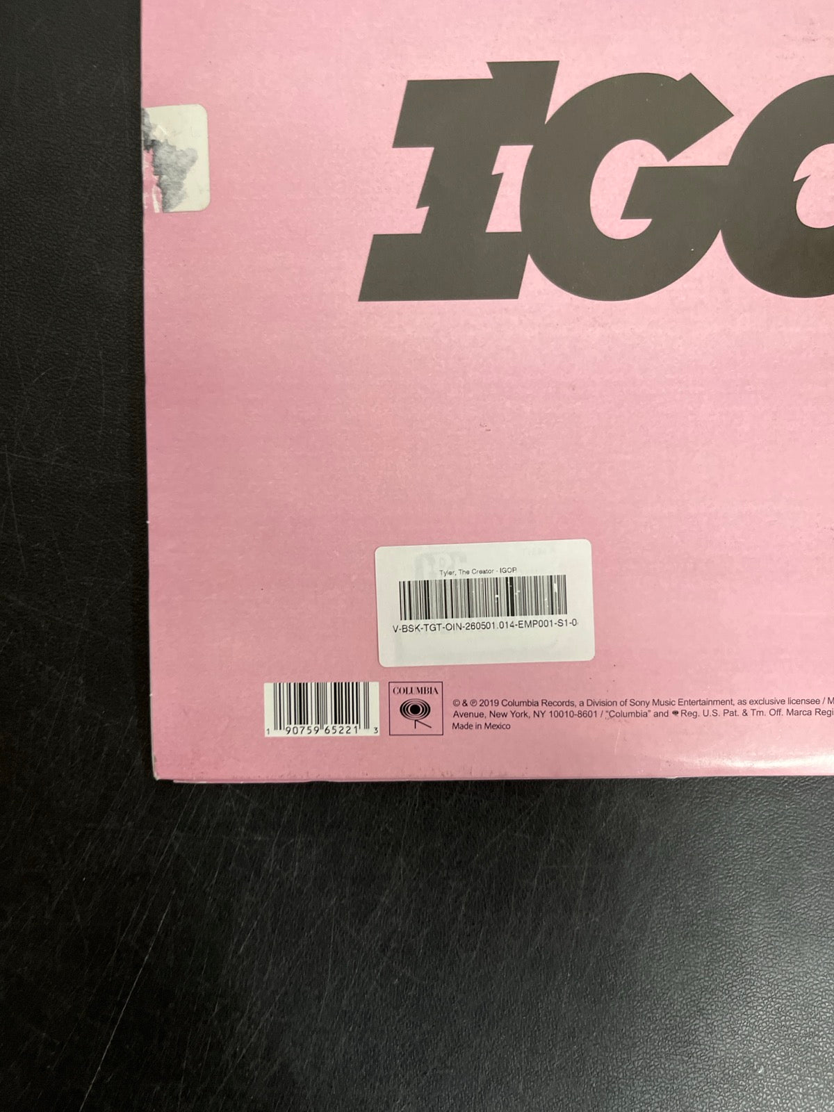 BACK_BL - Tyler, The Creator - IGOR Black Vinyl USED NOT TESTED
