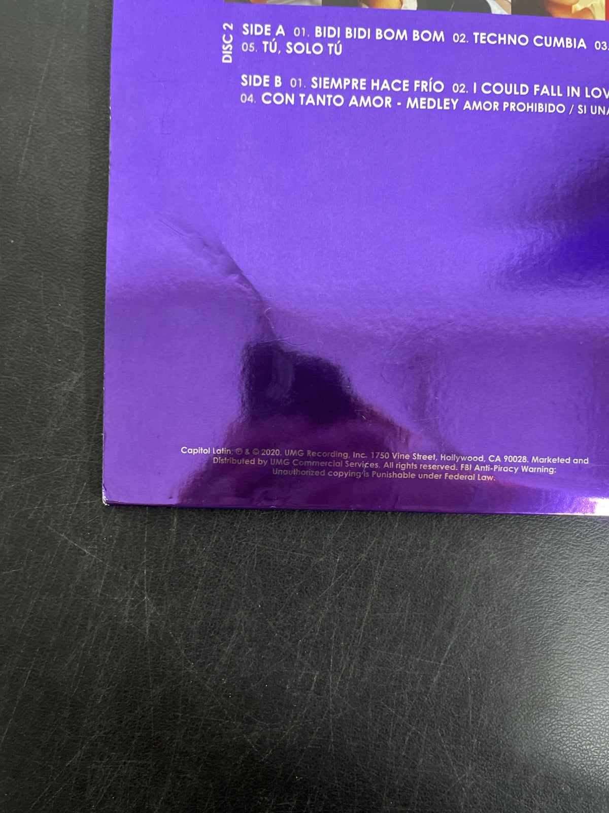 BACK_BL - Selena - Ones Greatest Hits LE Picture Disc Vinyl USED NOT TESTED