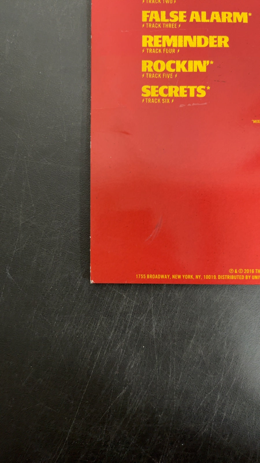 BACK_BL - The Weeknd - Starboy LE Blue Vinyl USED NOT TESTED