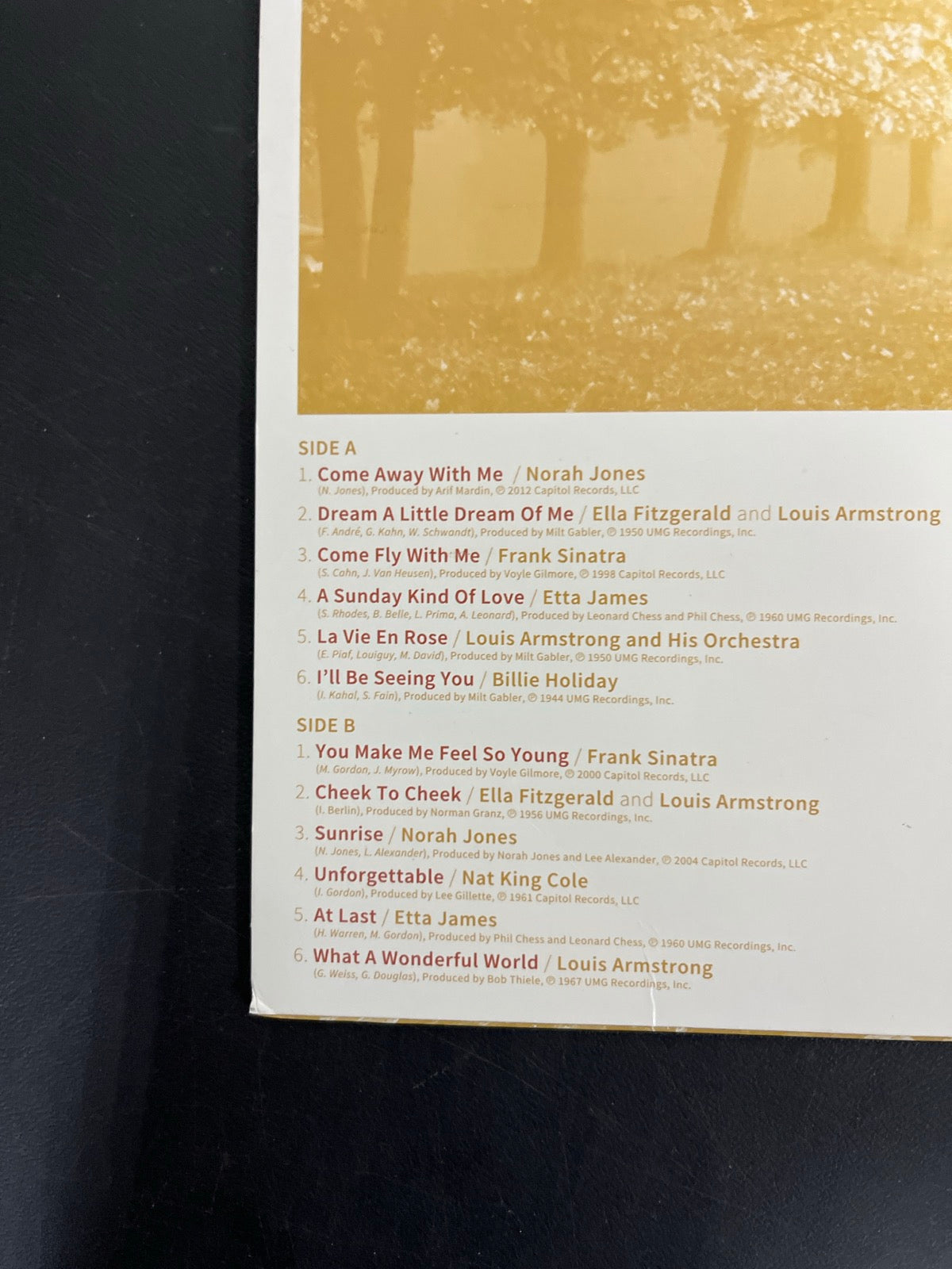 BACK_BL - October, At Last LE Vinyl USED NOT TESTED