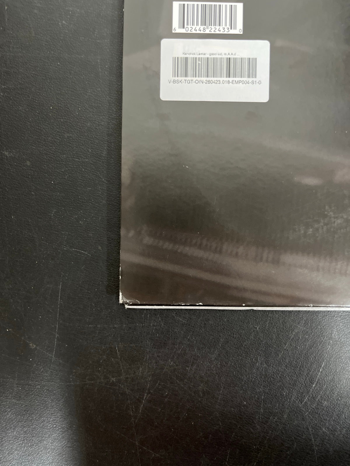 BACK_BL - Kendrick Lamar - good kid, m.A.A.d city LE Red Vinyl USED NOT TESTED