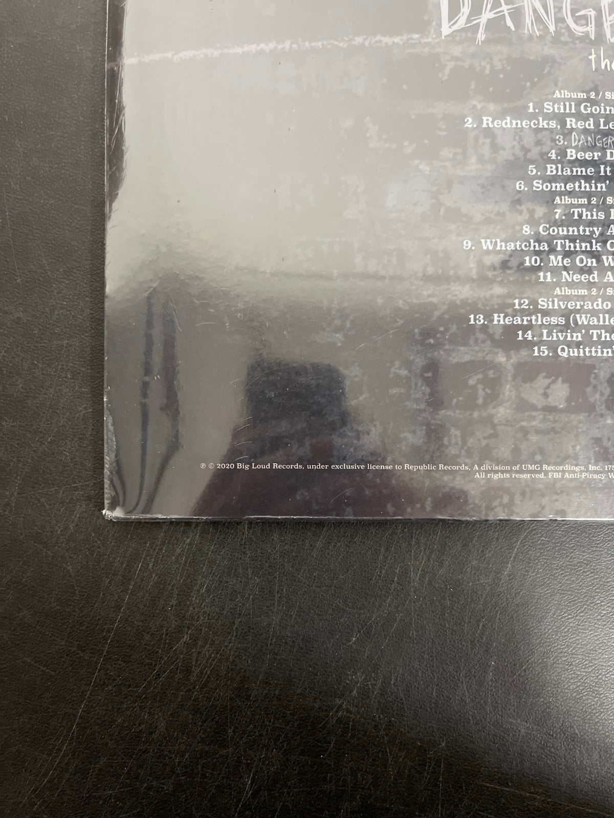 BACK_BL - Morgan Wallen - Dangerous: The Double Album Black Vinyl USED NOT TESTED