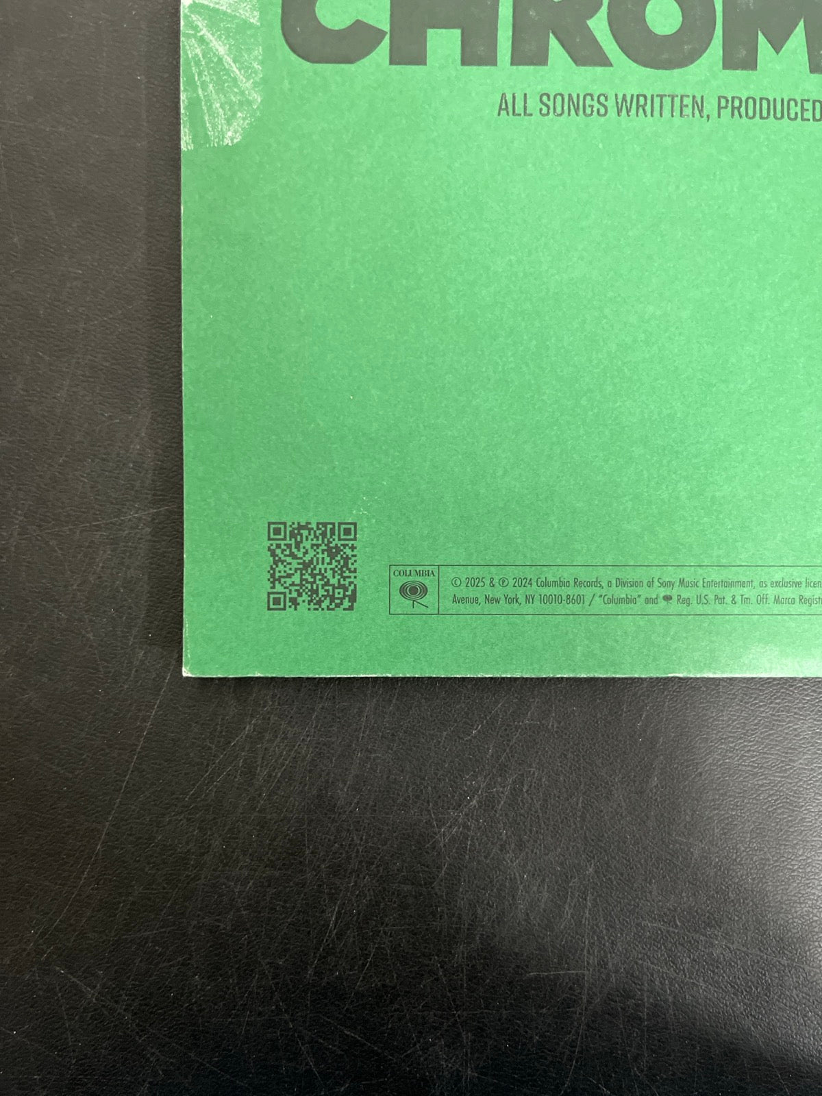 BACK_BL - Tyler, the Creator - Chromakopia 180gm Deluxe Opaque White Vinyl USED NOT TESTED