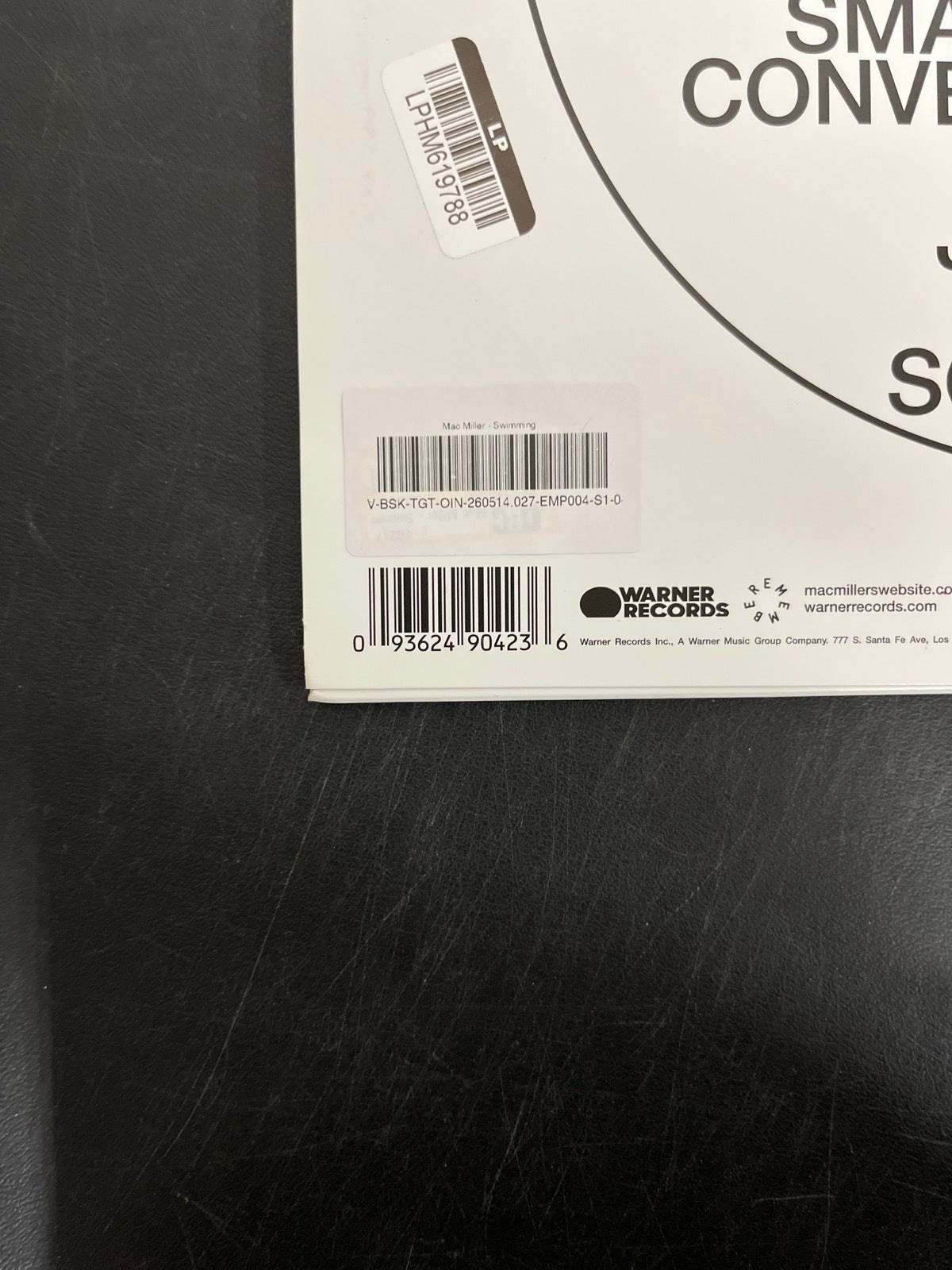 BACK_BL - Mac Miller - Swimming Black Vinyl USED NOT TESTED
