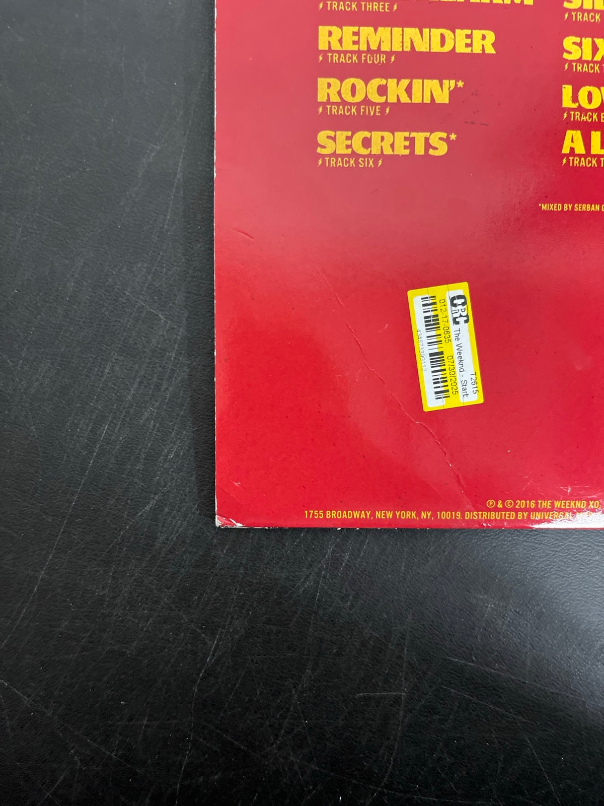 BACK_BL - The Weeknd - Starboy LE Blue Vinyl USED NOT TESTED