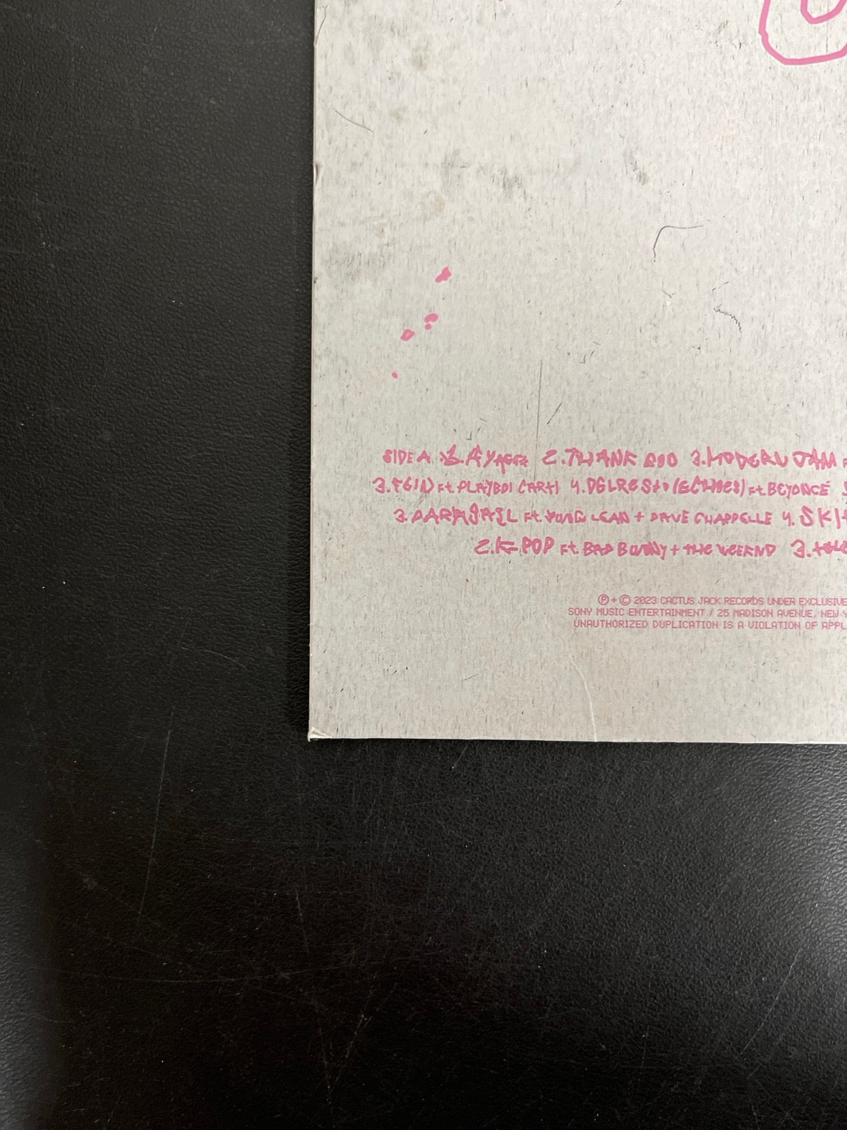 BACK_BL - Travis Scott - UTOPIA Vinyl USED NOT TESTED