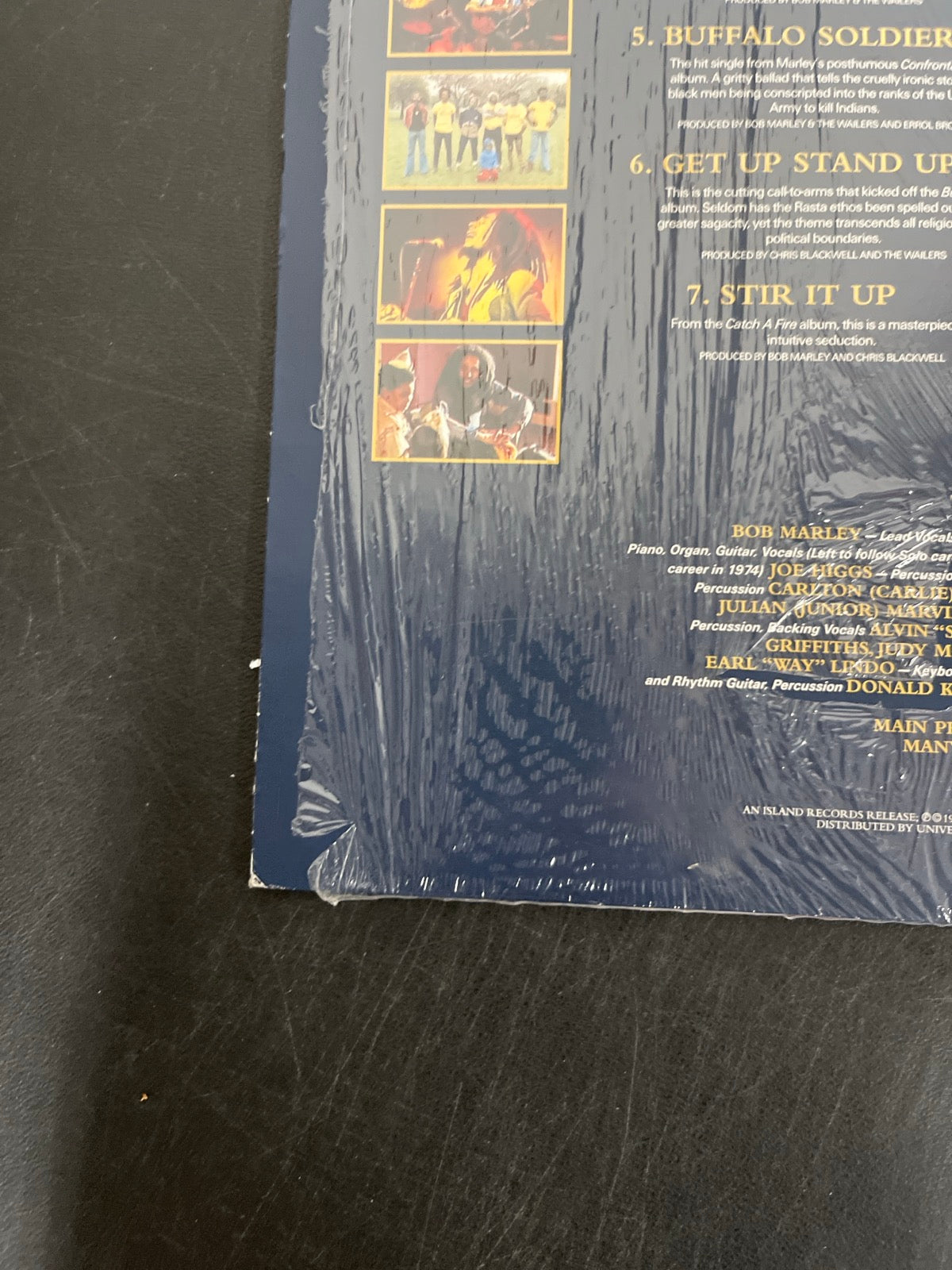 BACK_BL - Bob Marley & The Wailers - Legend... LE Gold Vinyl USED NOT TESTED