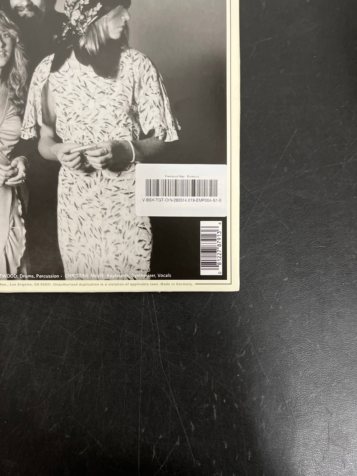 BACK_BR - Fleetwood Mac - Rumours LE Gold Remastered Vinyl USED NOT TESTED