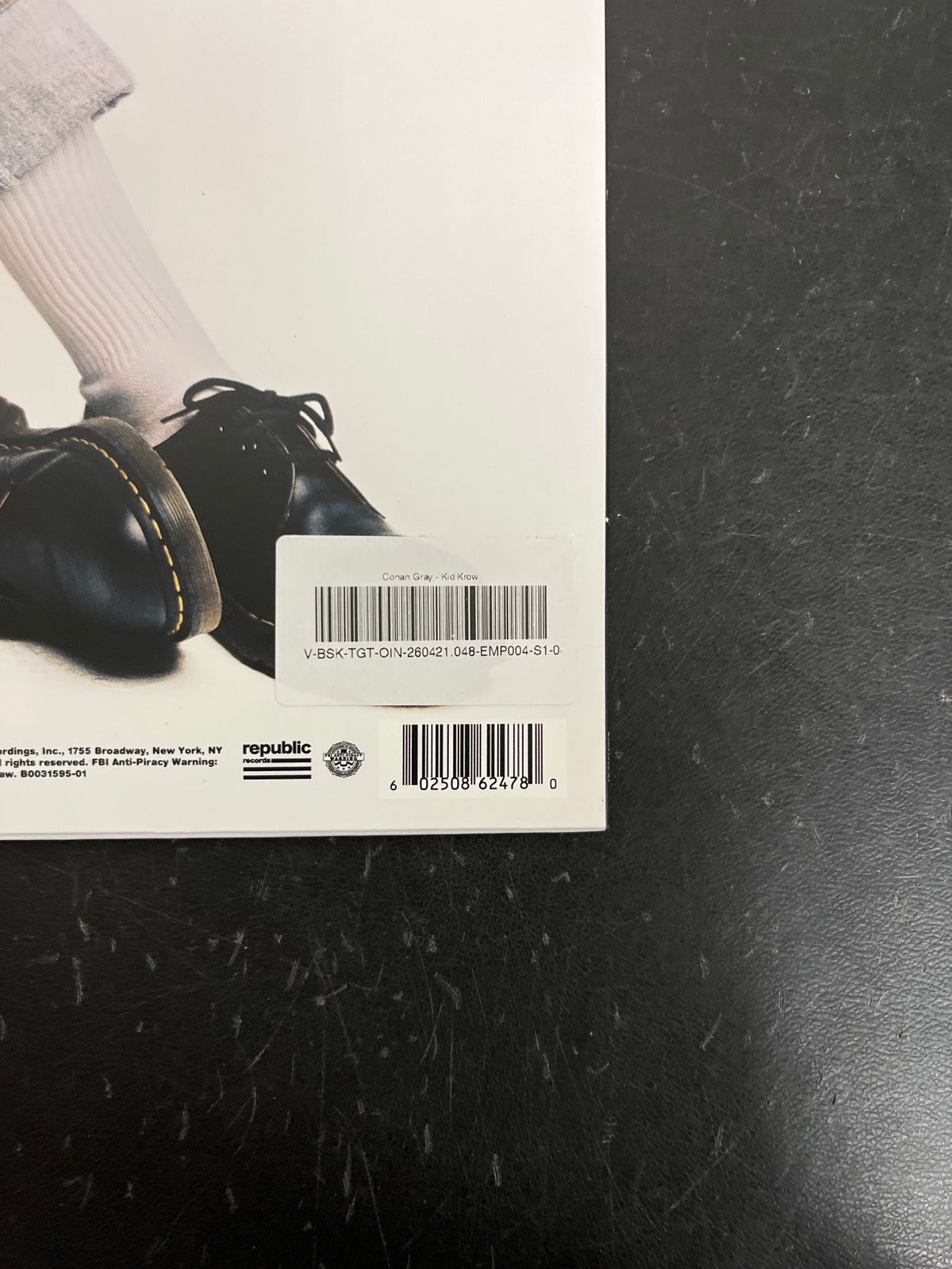 BACK_BR - Conan Gray - Kid Krow LE Red Vinyl USED NOT TESTED