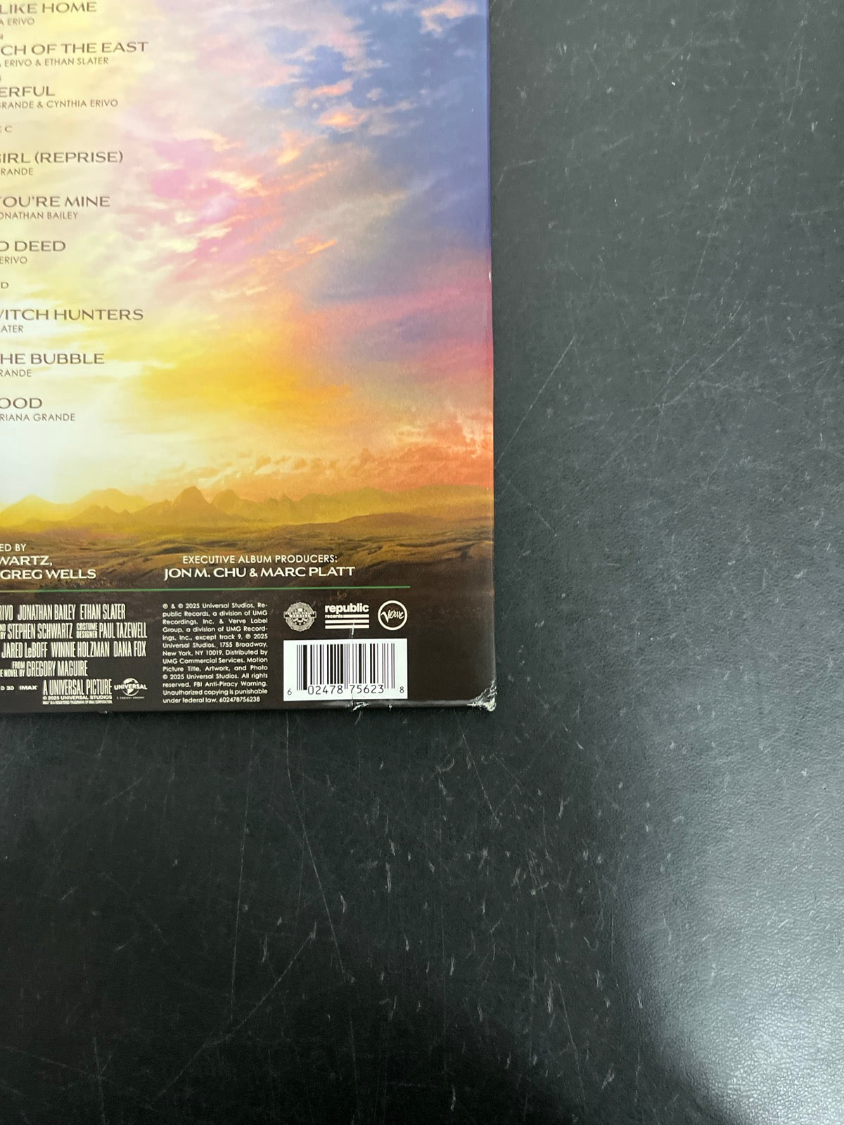 BACK_BR - Wicked: For Good OST LE Pink / Green Vinyl USED NOT TESTED