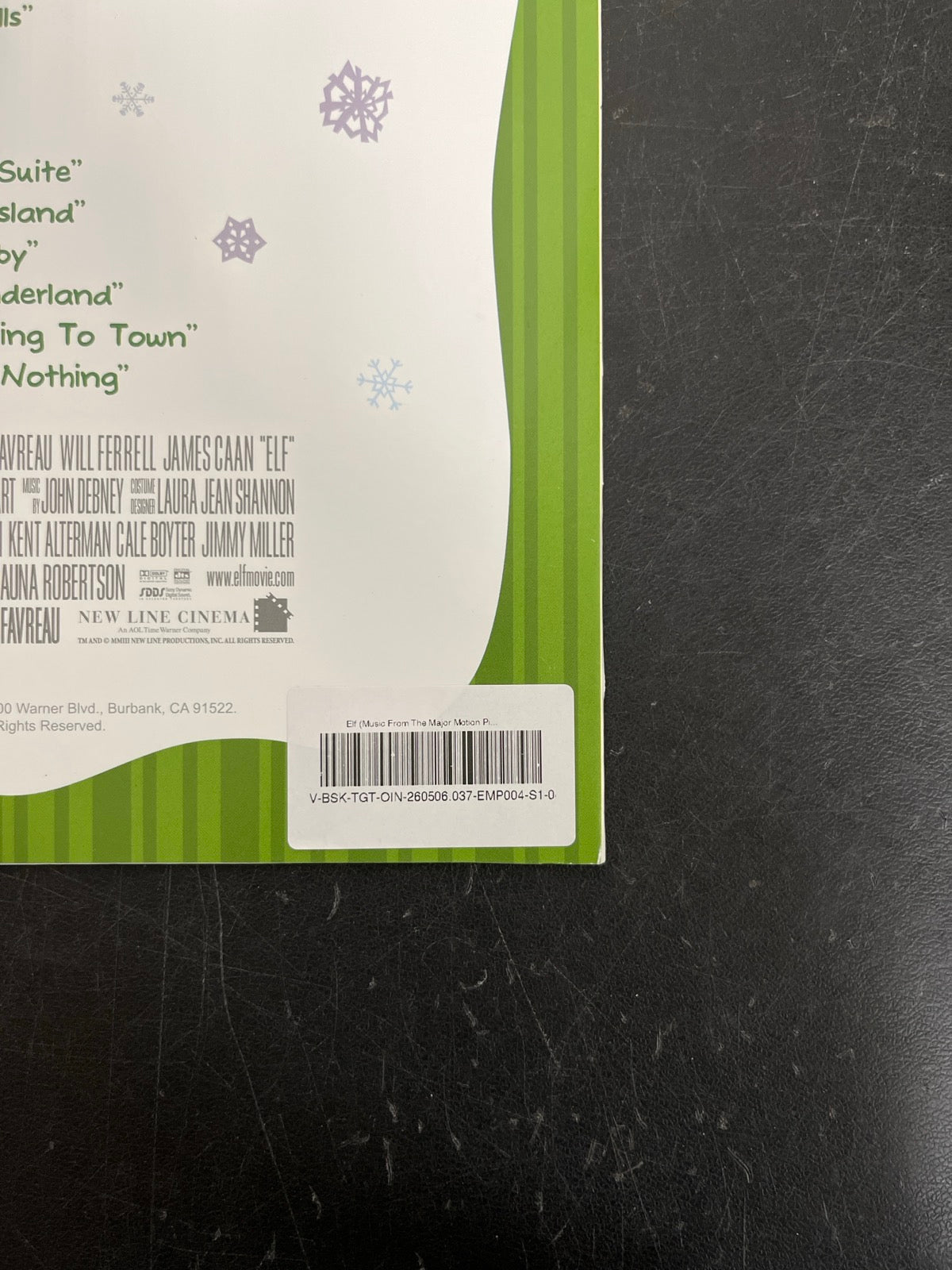 BACK_BR - Elf - Music From The ... LE Candy Cane Color Vinyl USED NOT TESTED