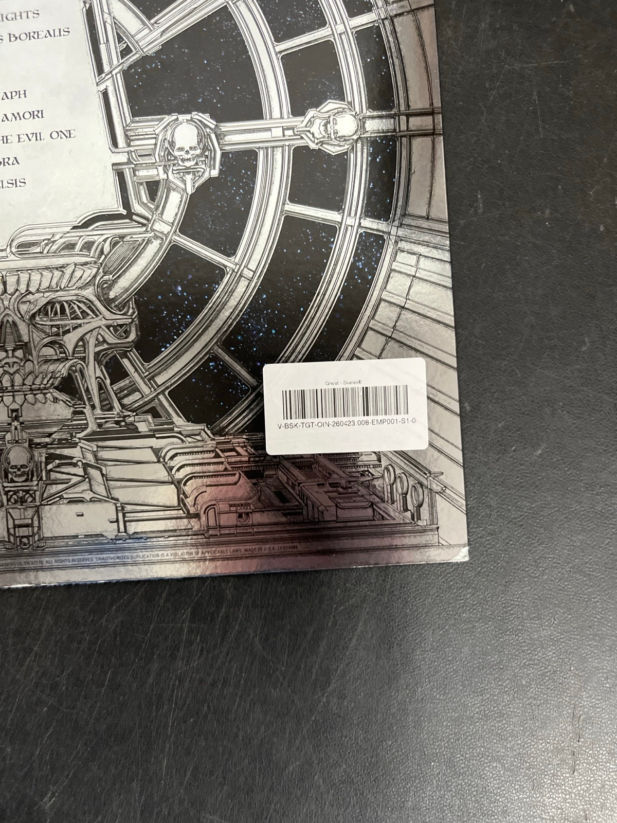 BACK_BR - Ghost - Skeletá Target Exclusive Etched Vinyl USED NOT TESTED