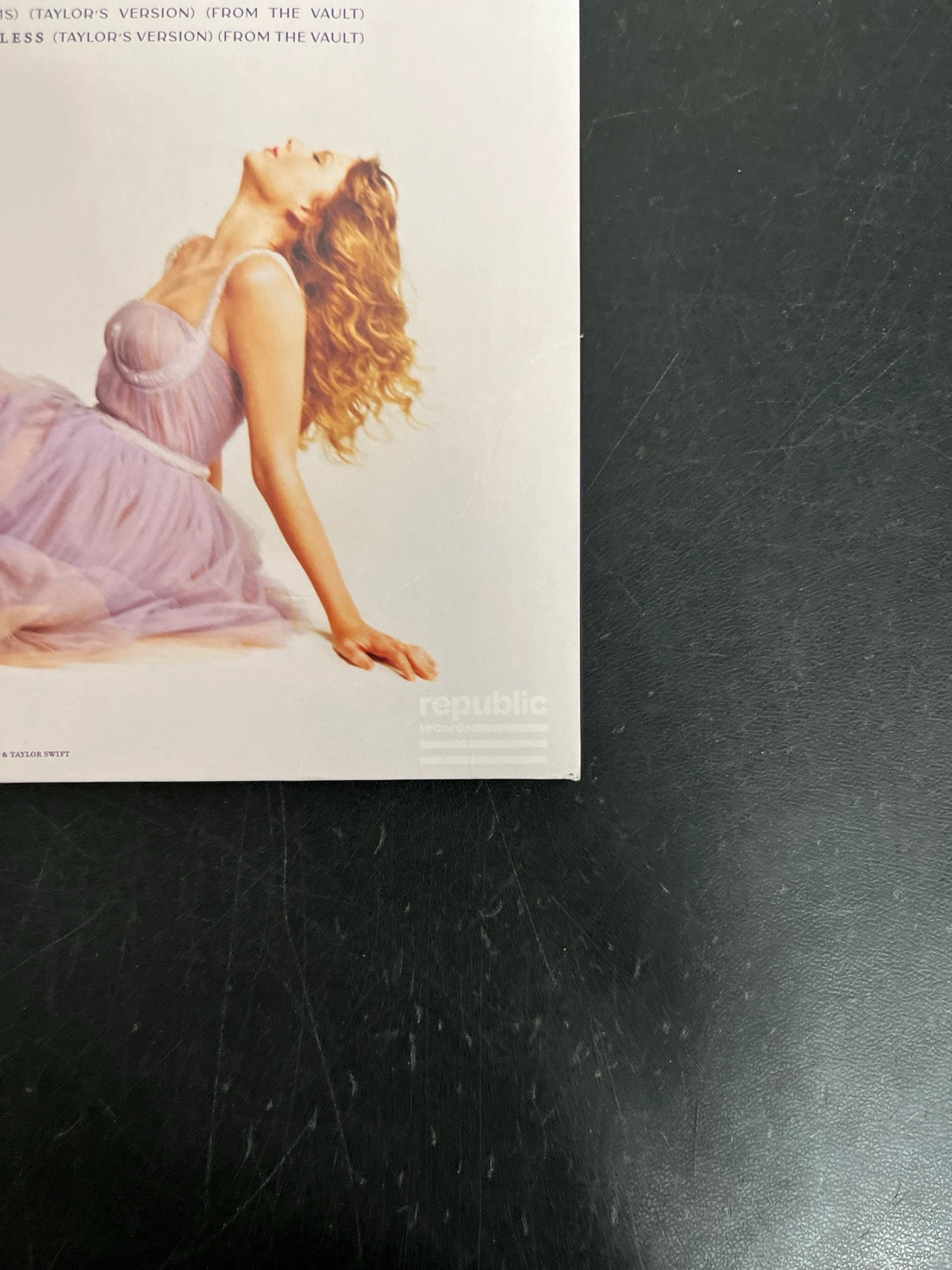 BACK_BR - Taylor Swift - Speak Now Taylor's Version LE Lilac Marble Vinyl USED NOT TESTED