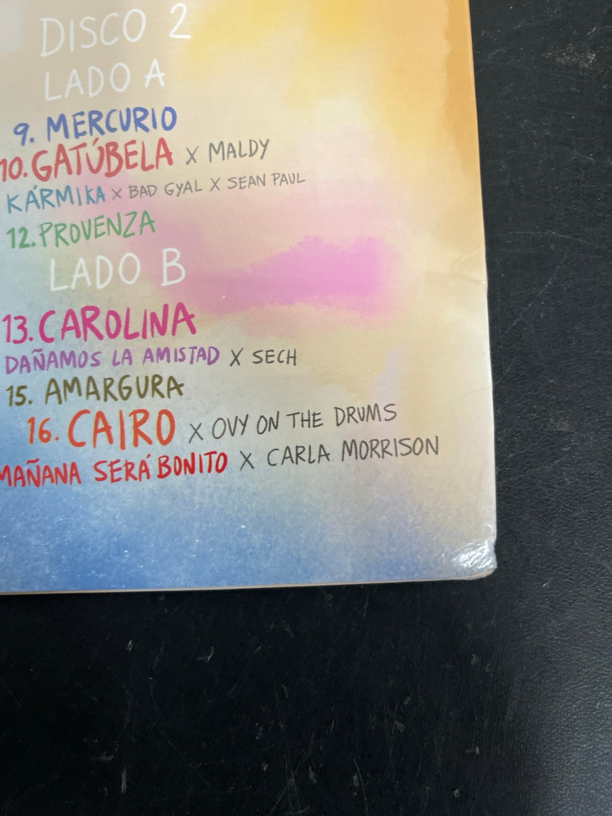 BACK_BR - Karol G - Mañana Será Bonito LE Translucent Blue Vinyl USED NOT TESTED