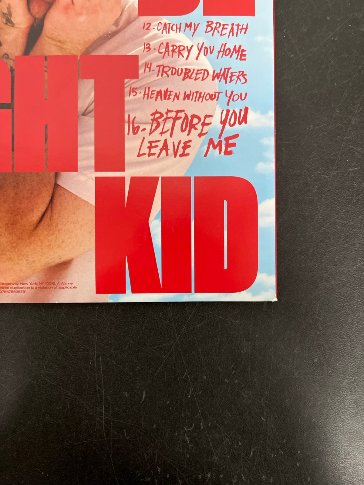 BACK_BR - Alex Warren - You'll Be Alright, Kid LE White Vinyl WARPED NOT TESTED
