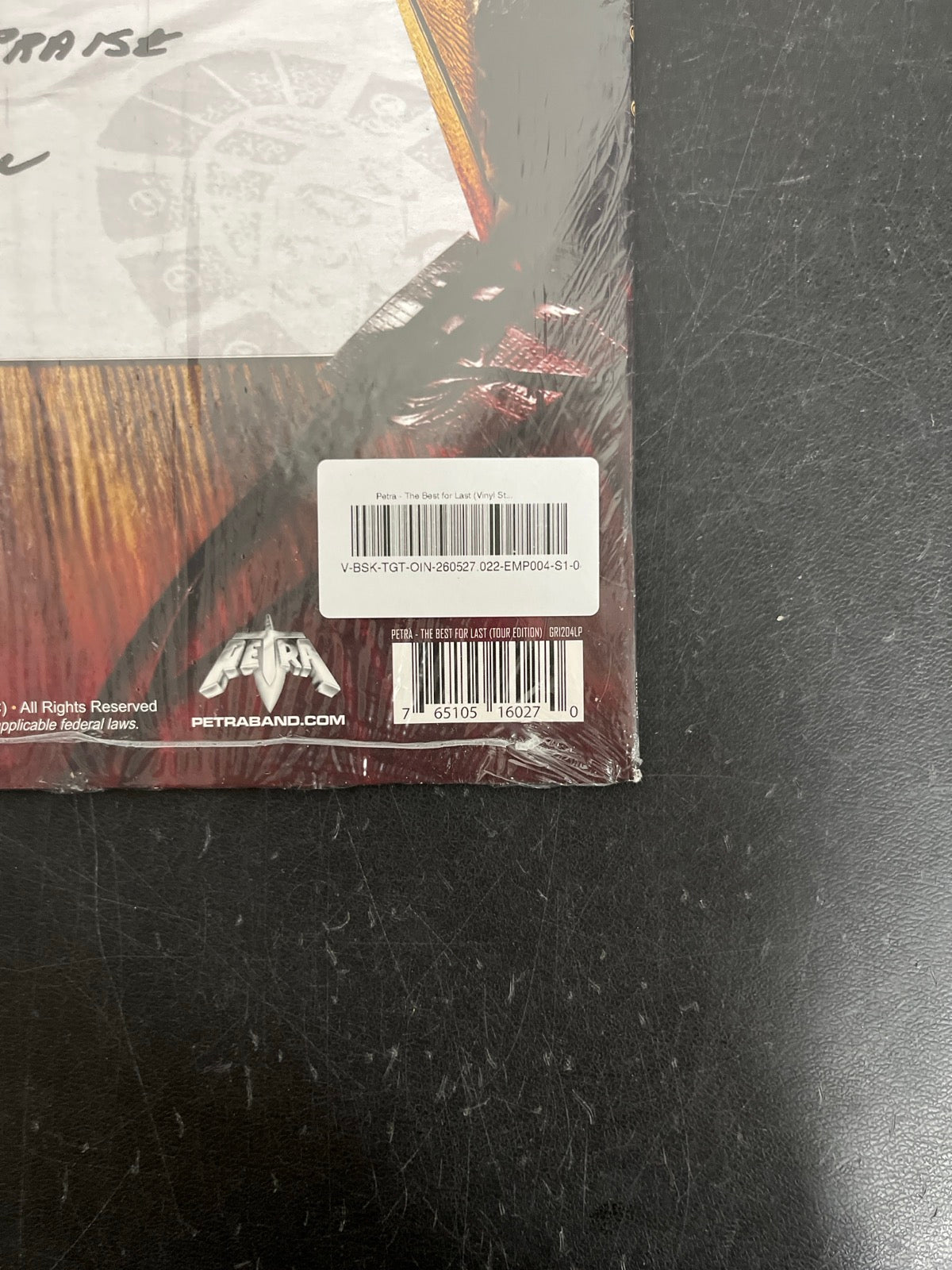 BACK_BR - Petra - The Best for Last LE Gold Vinyl USED NOT TESTED