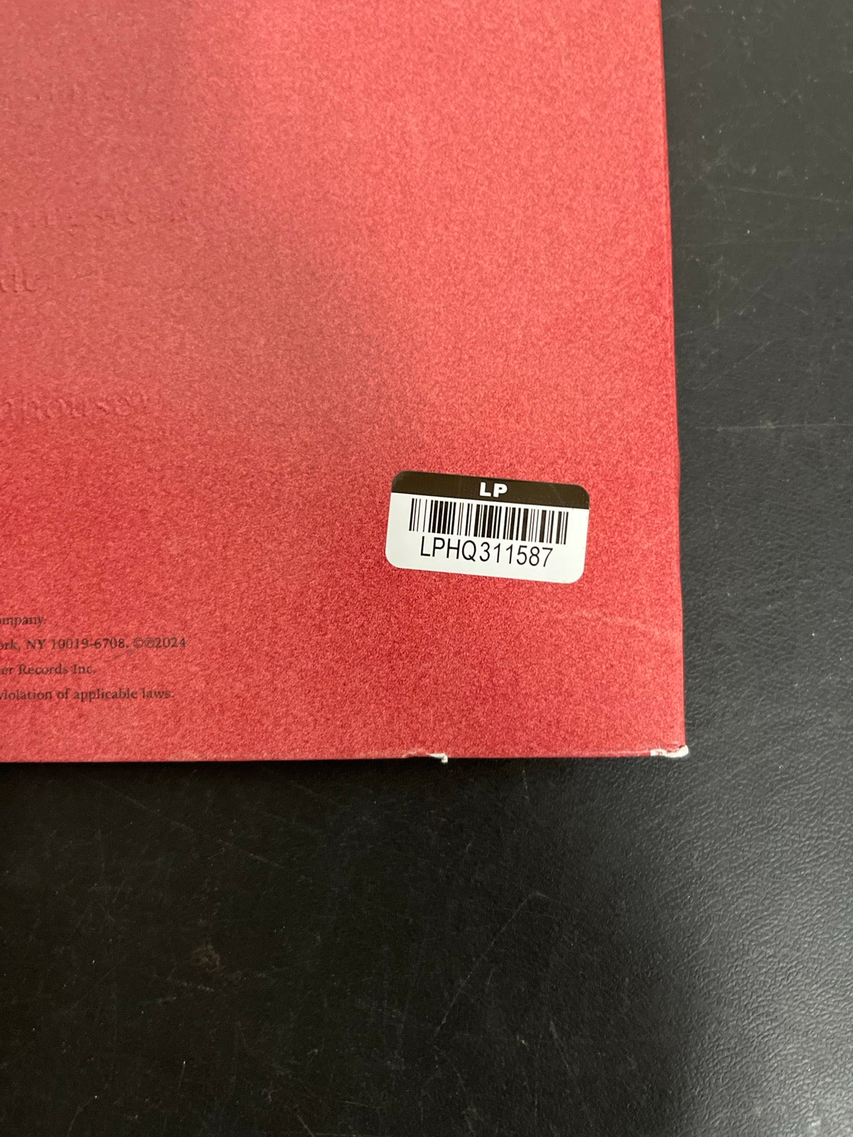 BACK_BR - Zach Bryan - The Great America ... Target Exclusive Etched Vinyl USED NOT TESTED