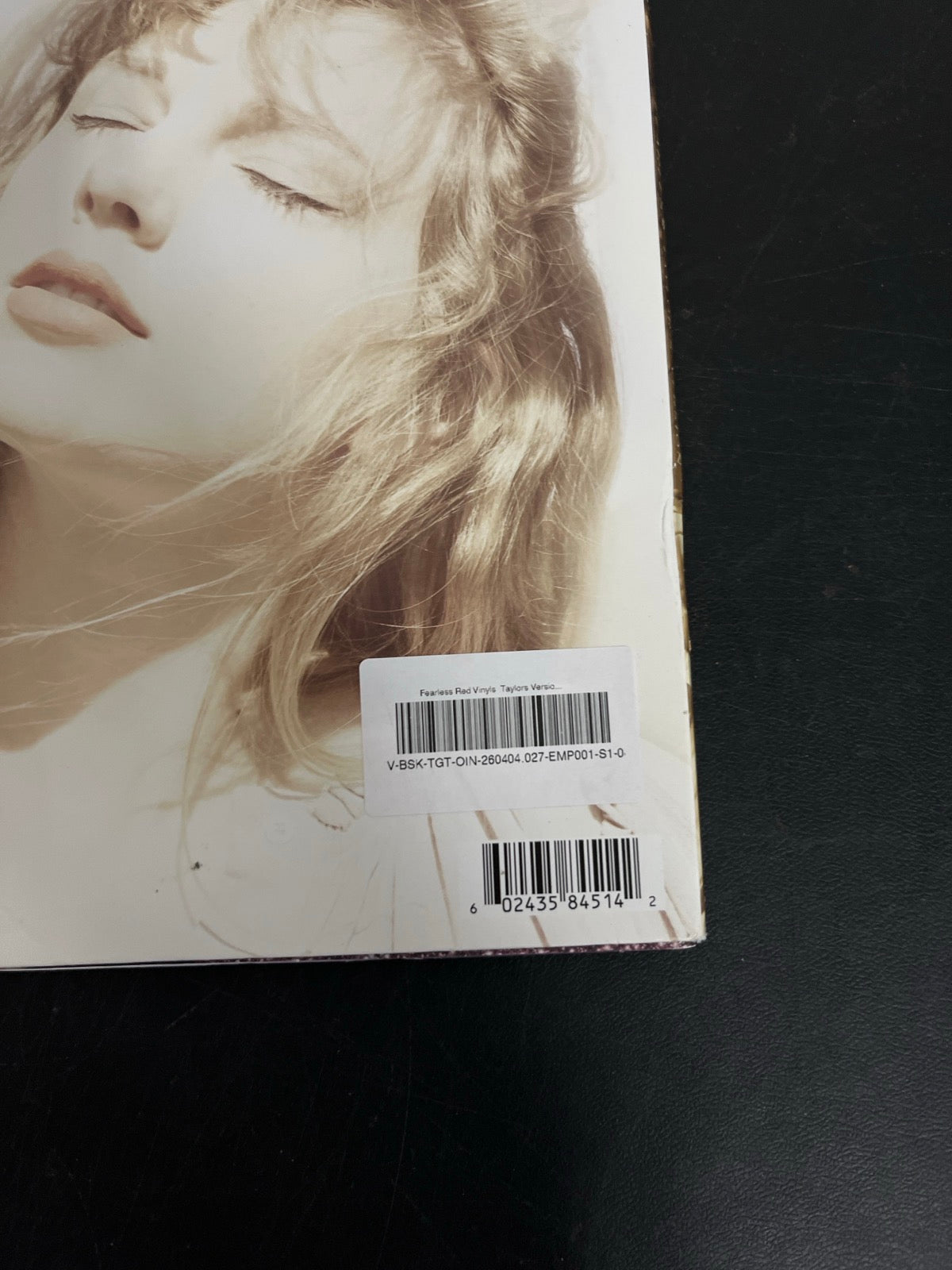 BACK_BR - Taylor Swift - Fearless (Taylor's Version) Red Numbered Vinyl USED NOT TESTED