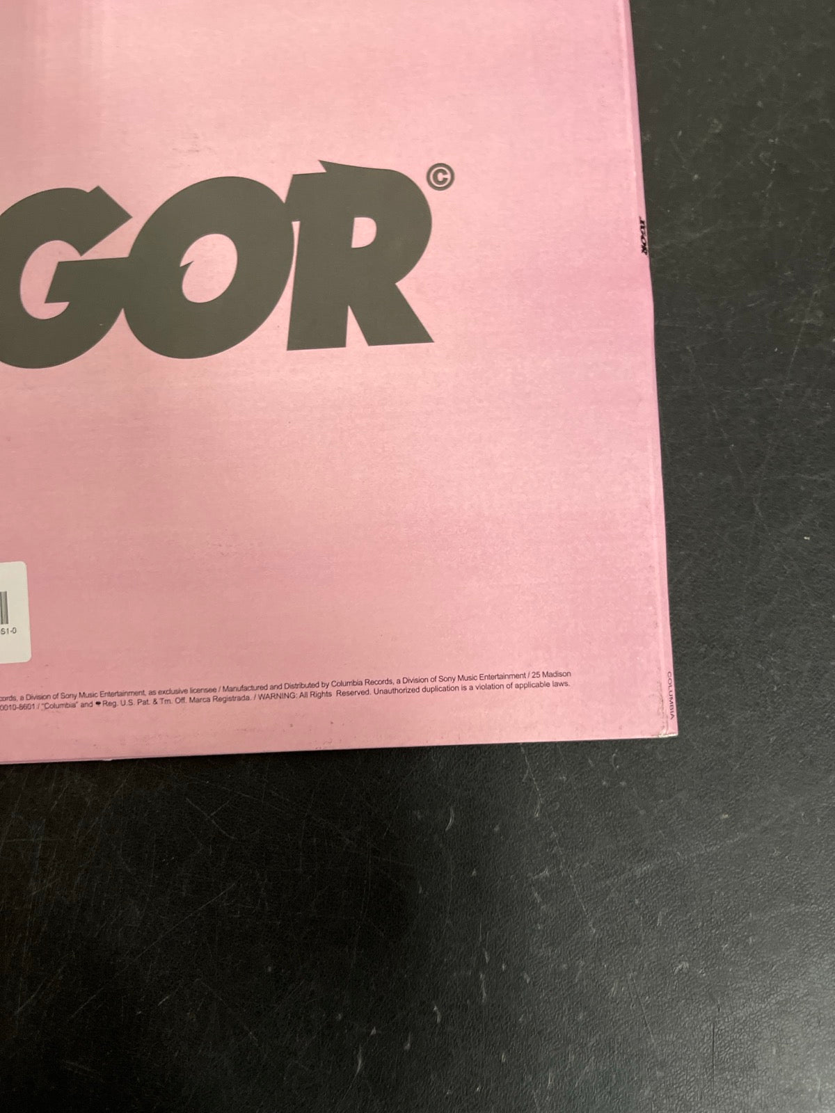 BACK_BR - Tyler, The Creator - IGOR Black Vinyl USED NOT TESTED
