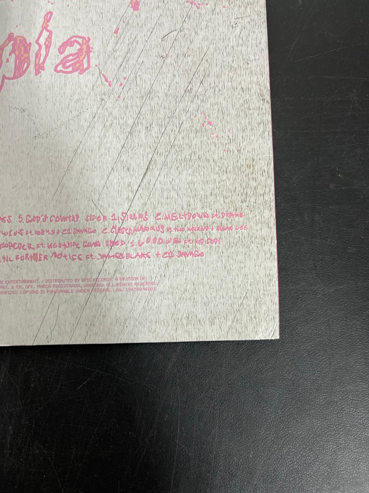BACK_BR - Travis Scott - UTOPIA Vinyl USED NOT TESTED