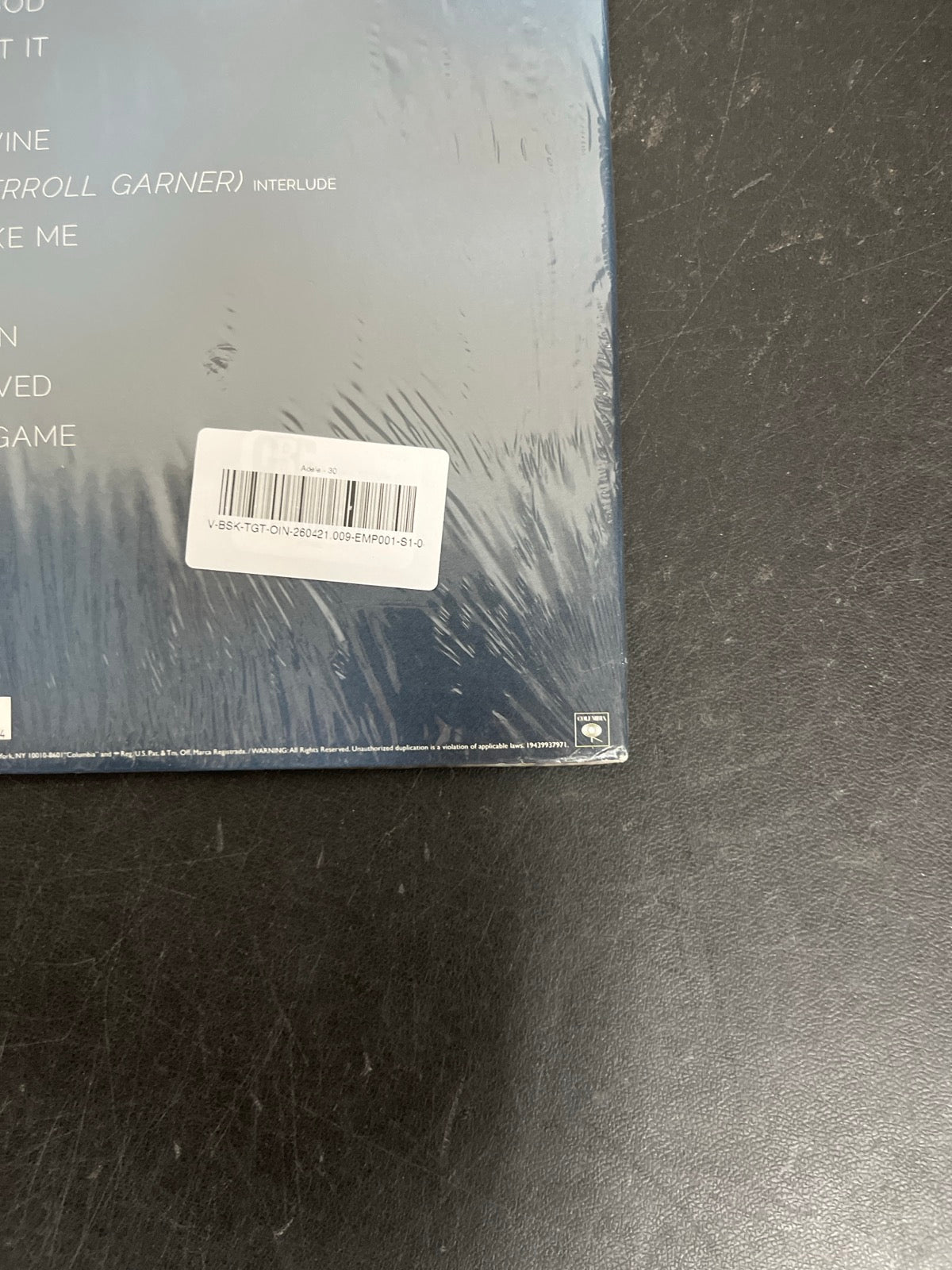 BACK_BR - Adele - 30 Target Exclusive 180gm Vinyl USED NOT TESTED