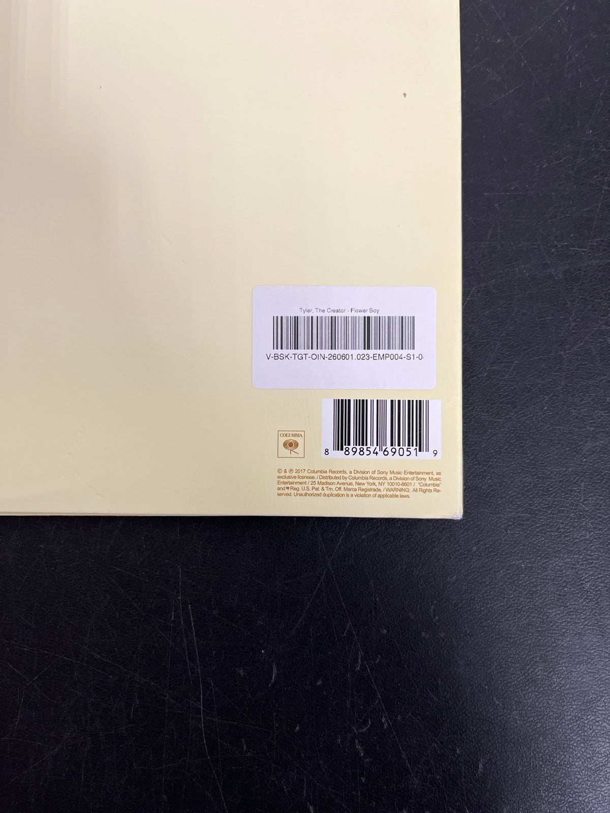 BACK_BR - Tyler, the Creator - Flower Boy LE Vinyl USED NOT TESTED