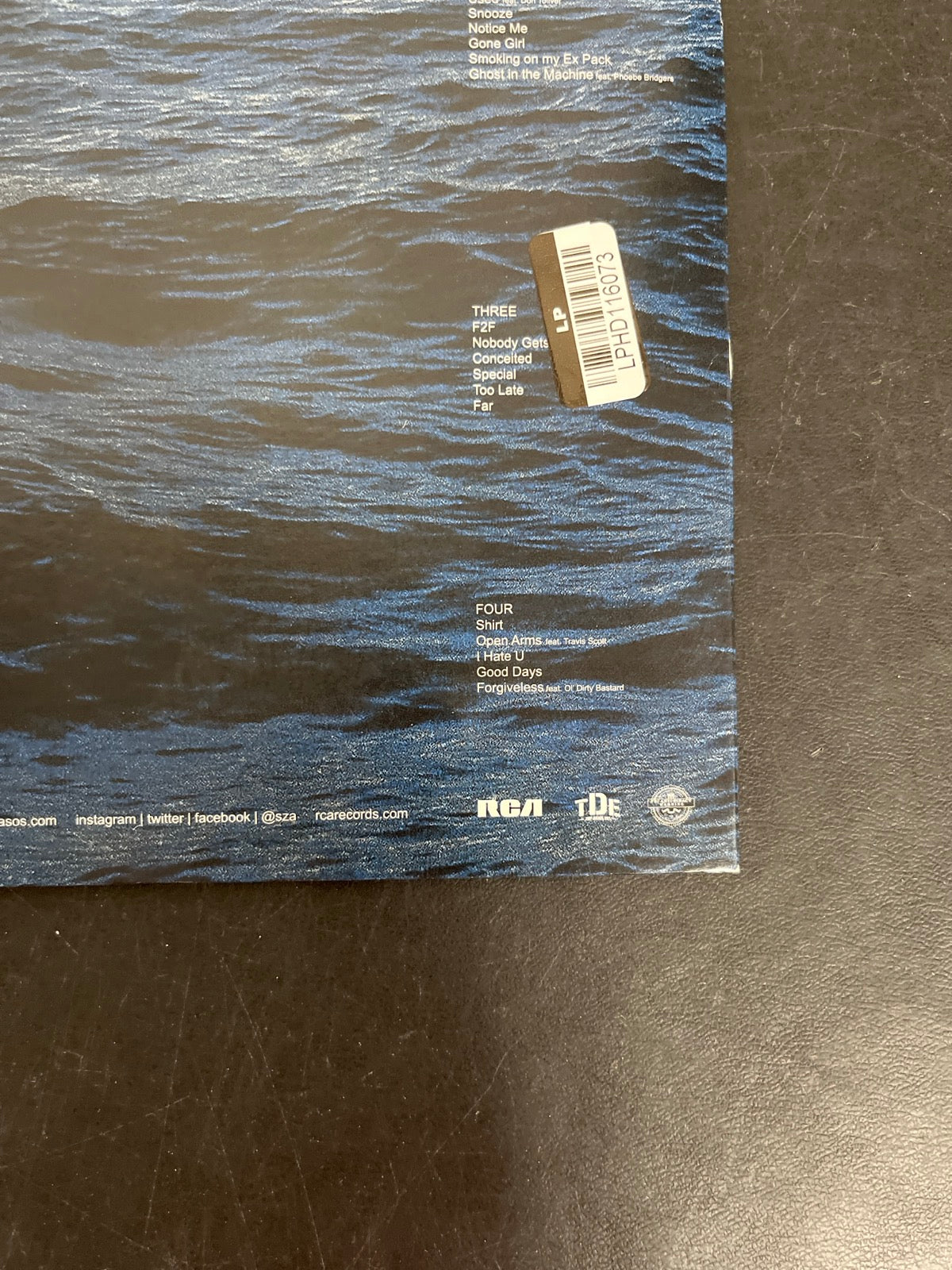 BACK_BR - SZA - SOS LE Vinyl USED NOT TESTED