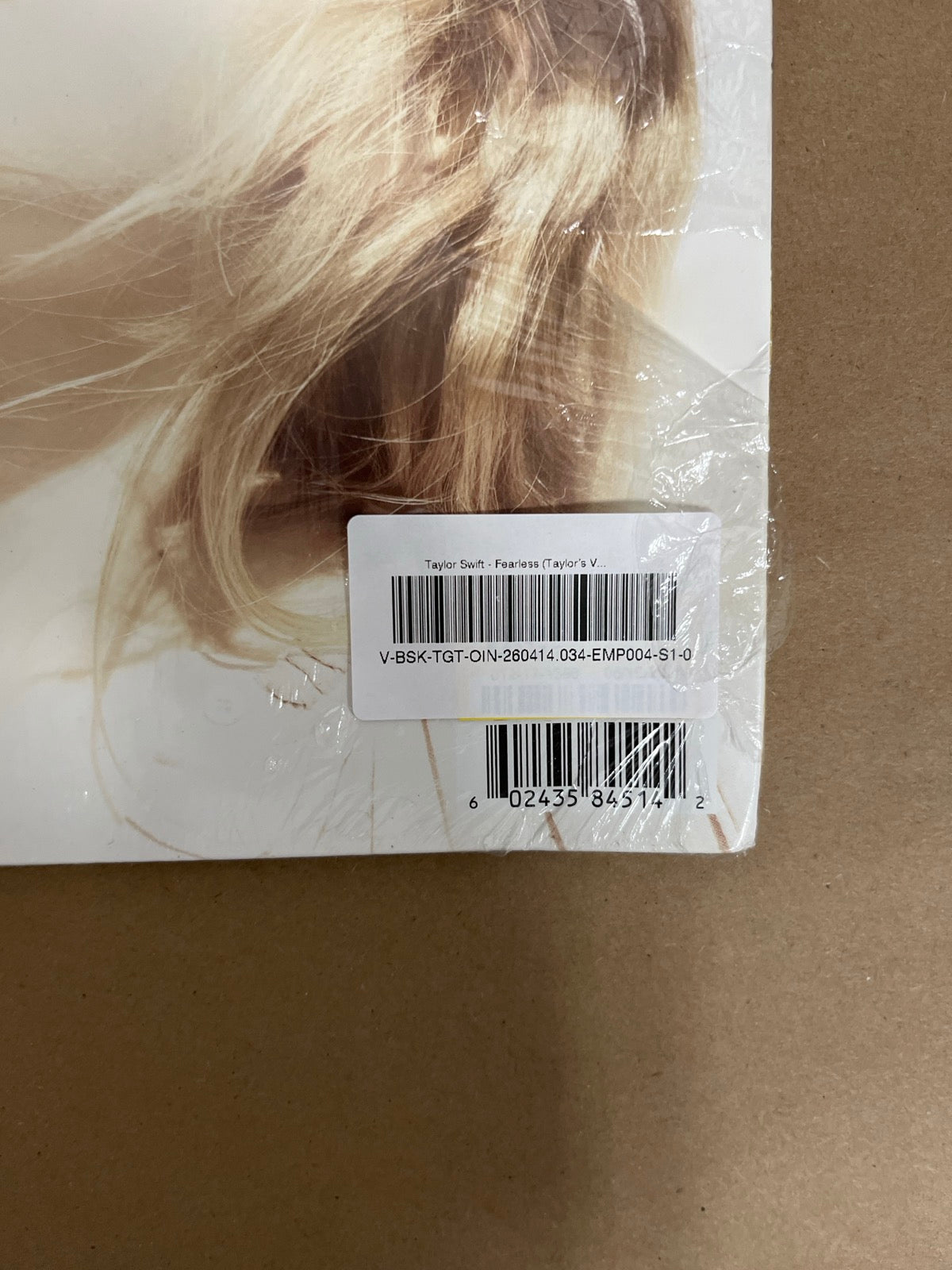 BACK_BR - Taylor Swift - Fearless (Taylor's Version) Red Numbered Vinyl USED NOT TESTED