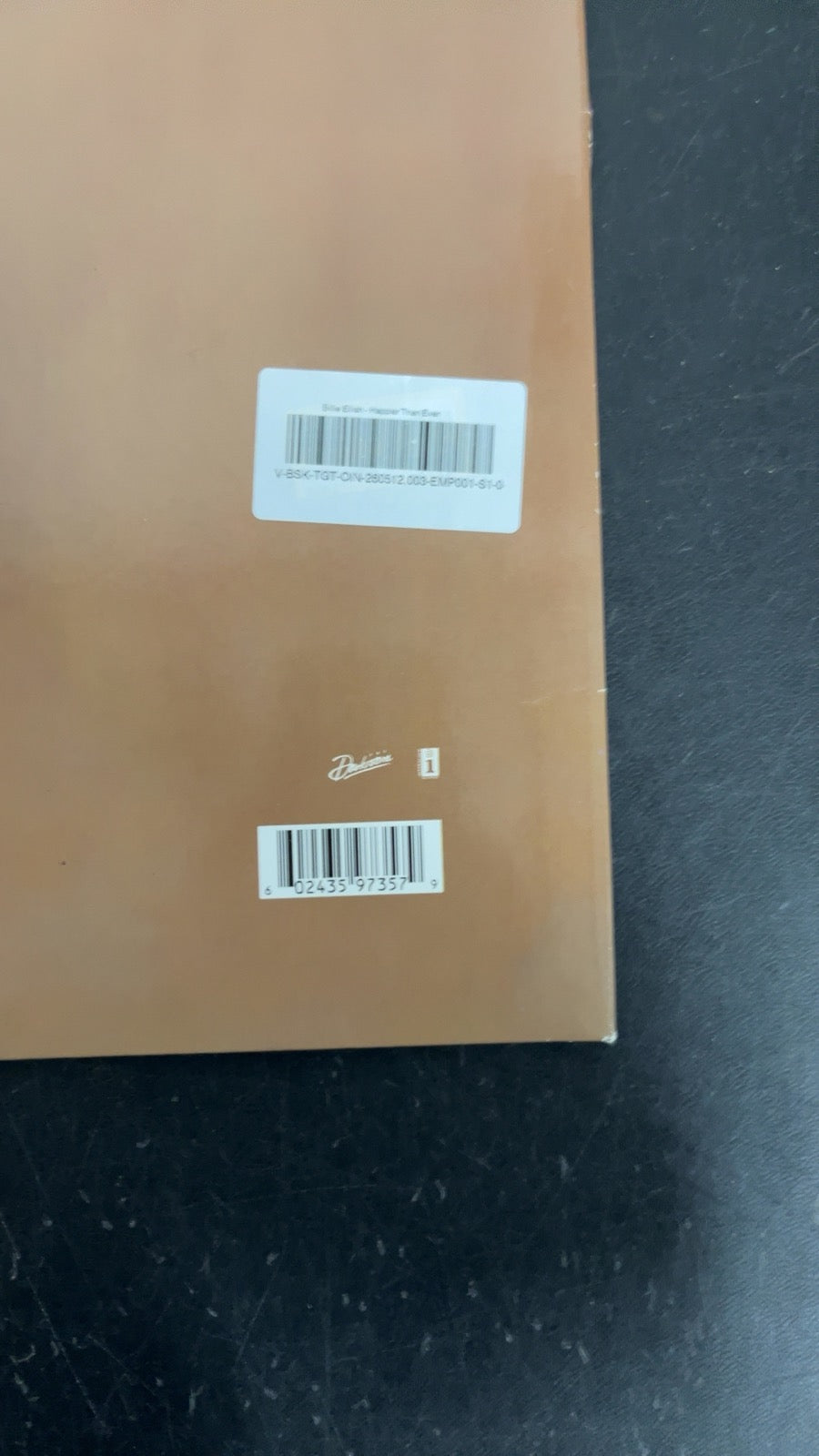 BACK_BR - Billie Eilish - Happier Than Ever LE Light Blue Etched Vinyl USED NOT TESTED