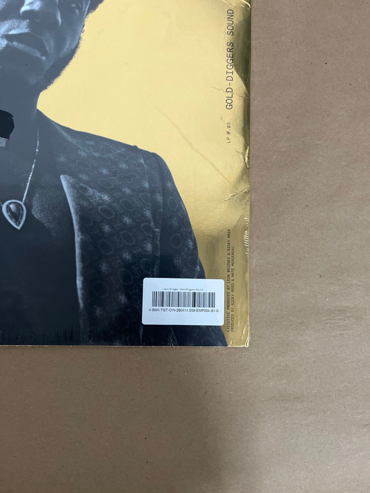 BACK_BR - Leon Bridges - Gold-Diggers Sound LE Gold Vinyl USED NOT TESTED
