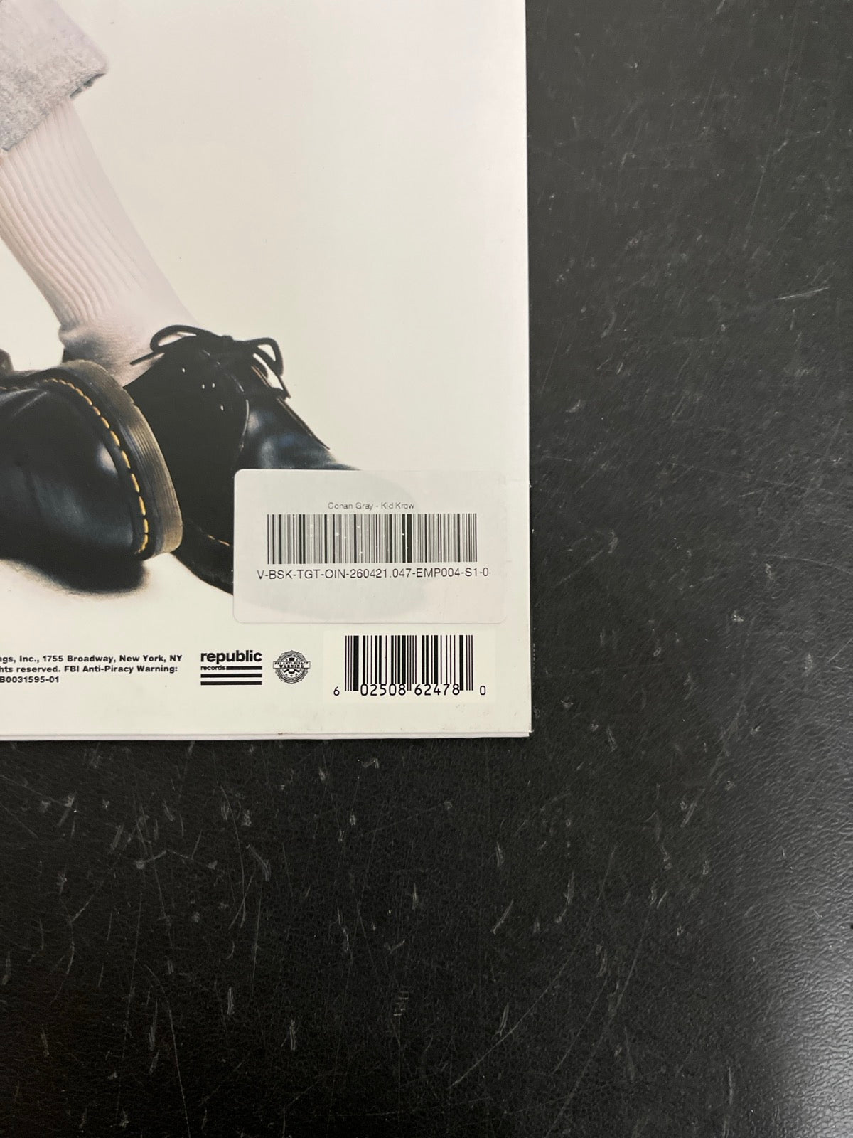 BACK_BR - Conan Gray - Kid Krow LE Red Vinyl USED NOT TESTED