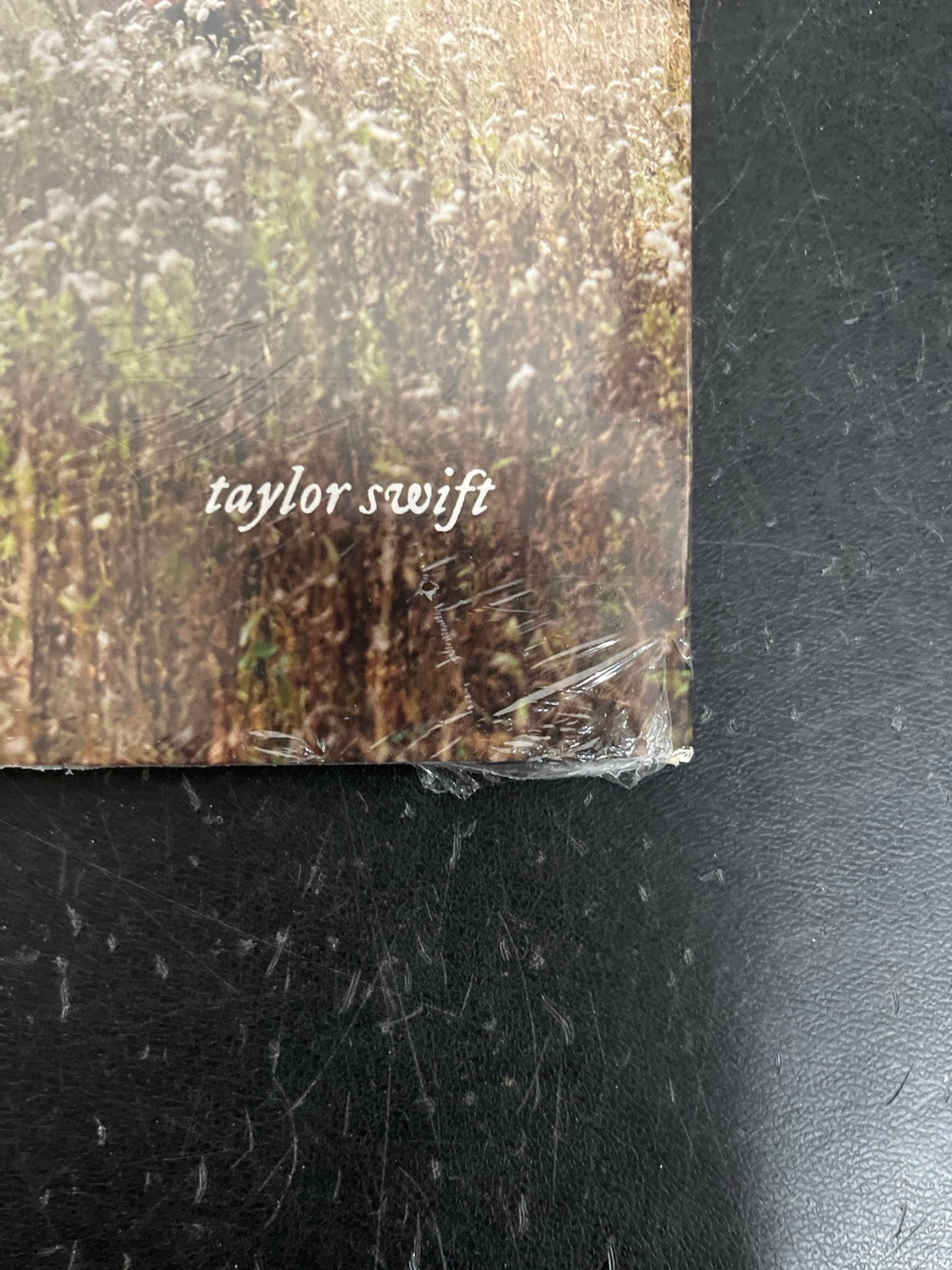 BACK_BR - Taylor Swift - Evermore LE Translucent Red Etched Vinyl USED NOT TESTED