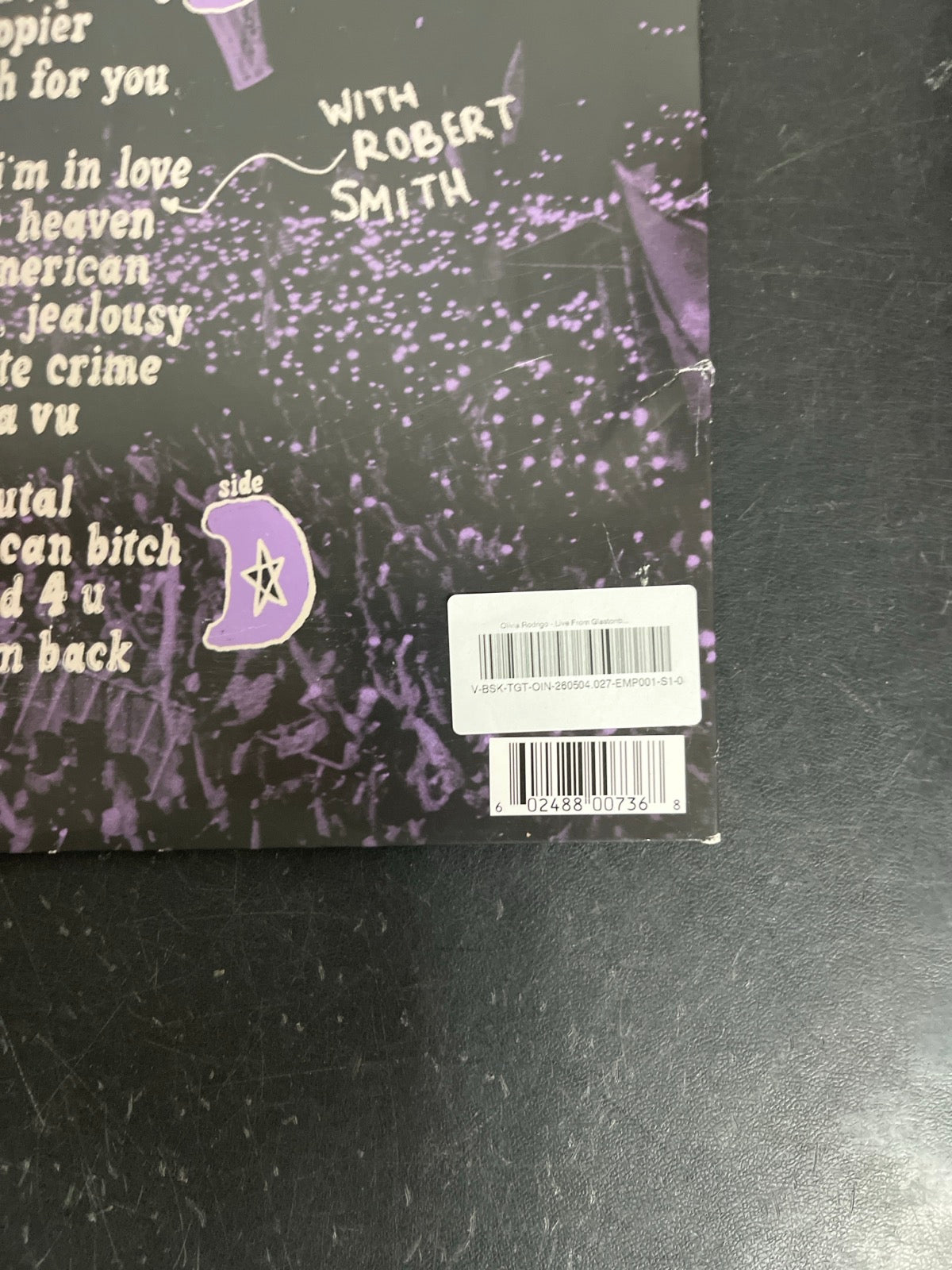 BACK_BR - Olivia Rodrigo - Live From ... LE Teal / Blue Vinyl USED NOT TESTED