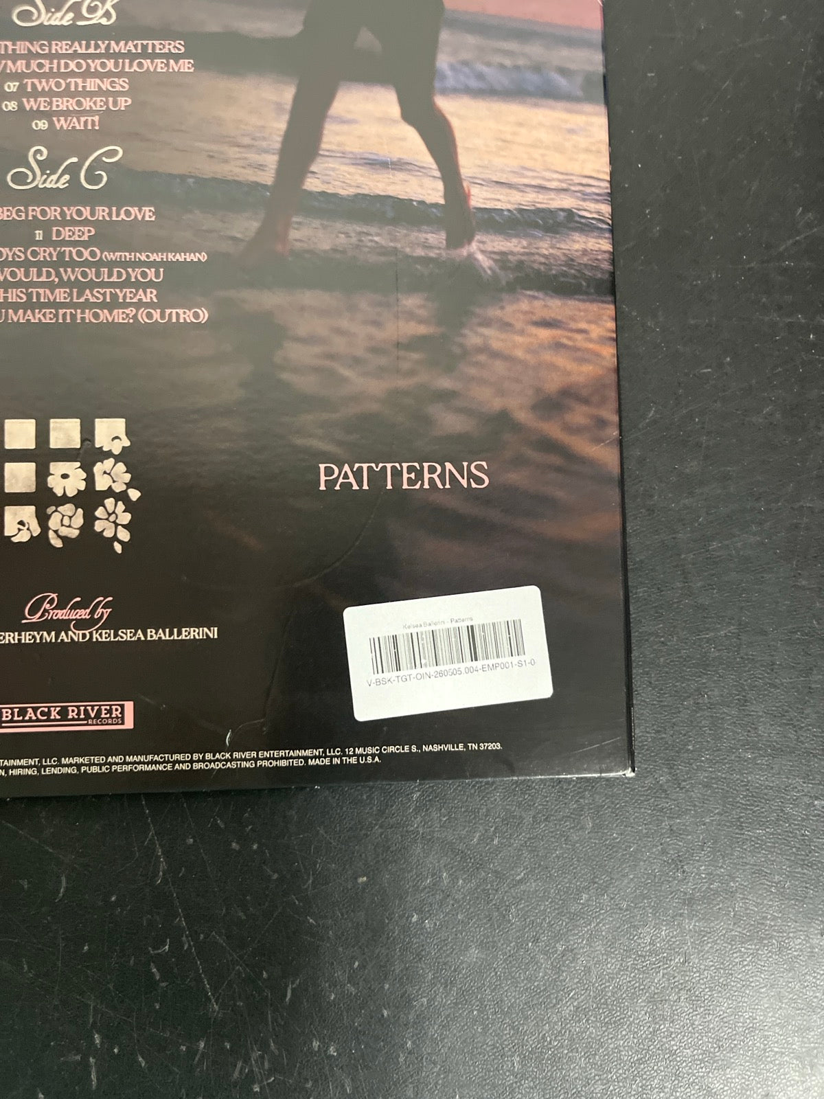 BACK_BR - Kelsea Ballerini - Patterns LE Uncharted Waters Vinyl USED NOT TESTED