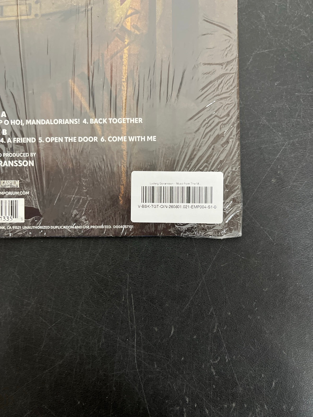 BACK_BR - Ludwig Göransson - Star Wars: The Mandalorian... LE Blue Vinyl SEALED NOT TESTED