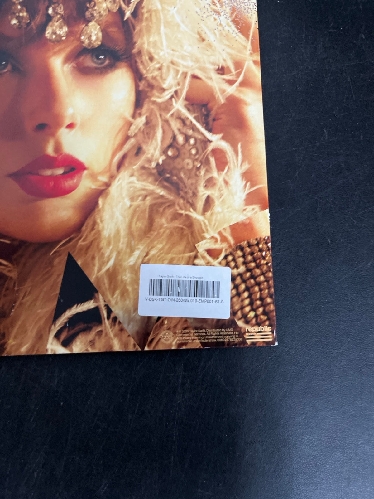 BACK_BR - Taylor Swift - The Life of a ... LE Pink Yellow Vinyl USED NOT TESTED