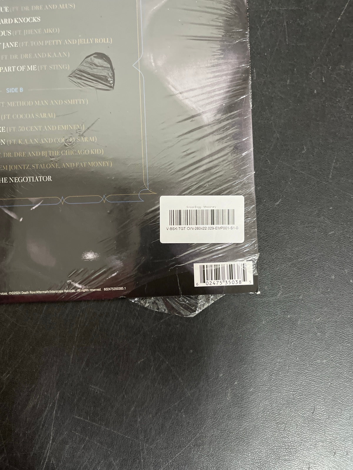 BACK_BR - Snoop Dogg - Missionary LE Vinyl USED NOT TESTED