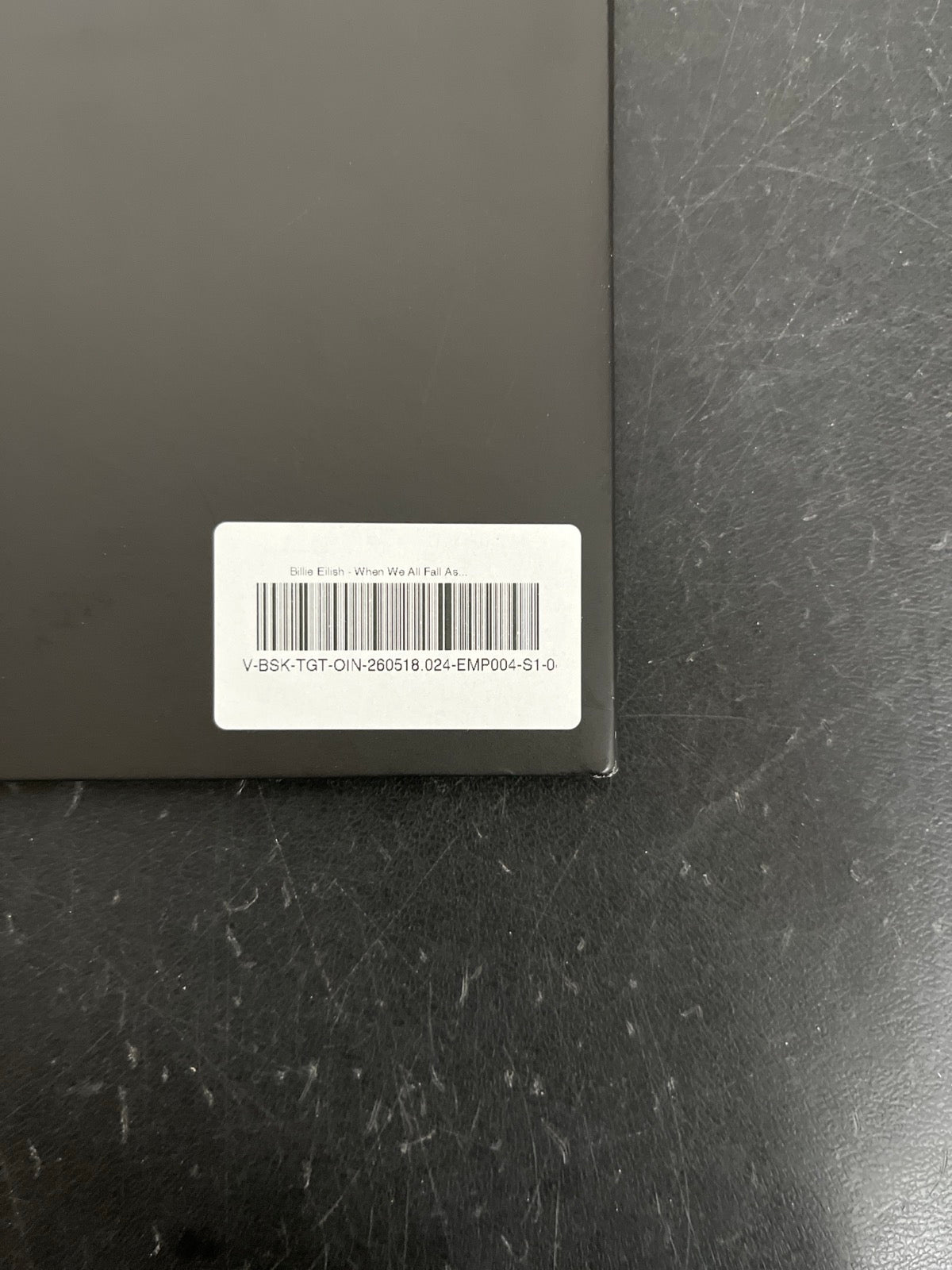 BACK_BR - Billie Eilish - WHEN WE ALL FALL ... LE Green Vinyl USED NOT TESTED