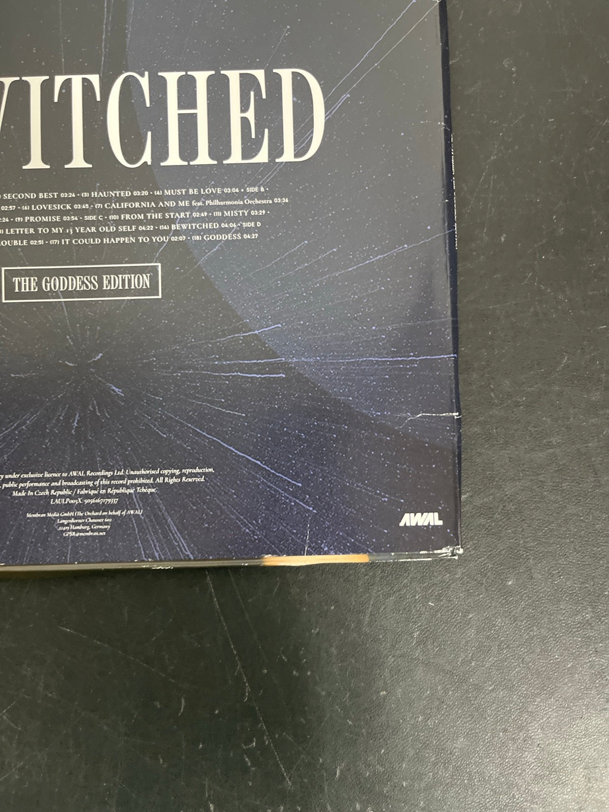 BACK_BR - Laufey - Bewitched: The Goddess Edition LE Blue Vinyl USED NOT TESTED