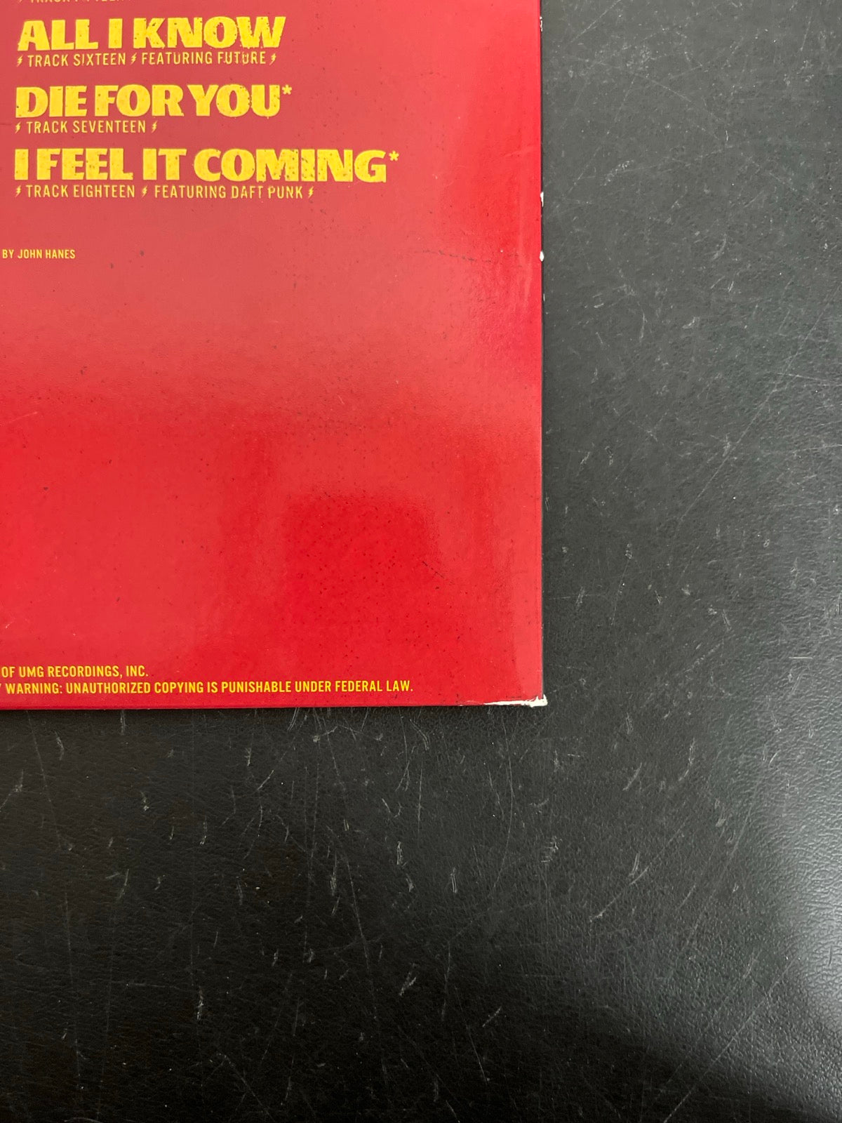 BACK_BR - The Weeknd - Starboy LE Blue Vinyl USED NOT TESTED