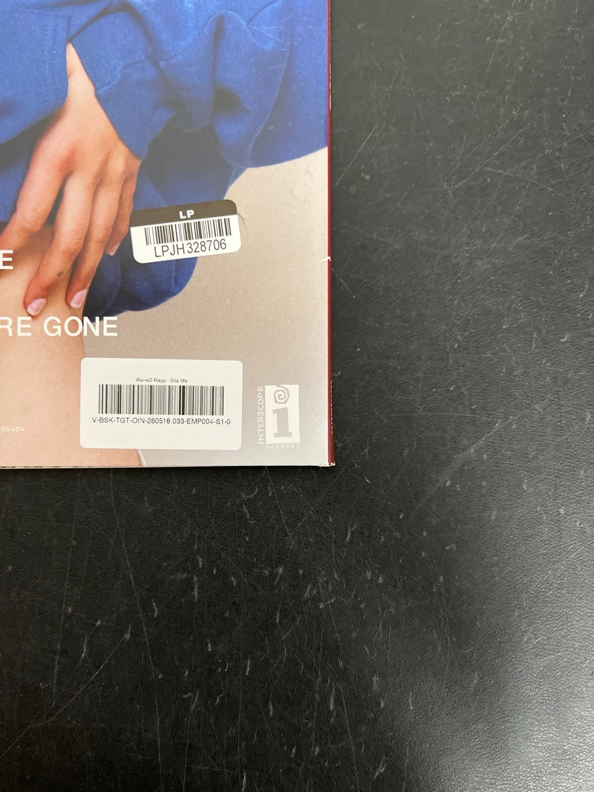BACK_BR - Reneé Rapp - Bite Me LE Baby Blue Vinyl USED NOT TESTED