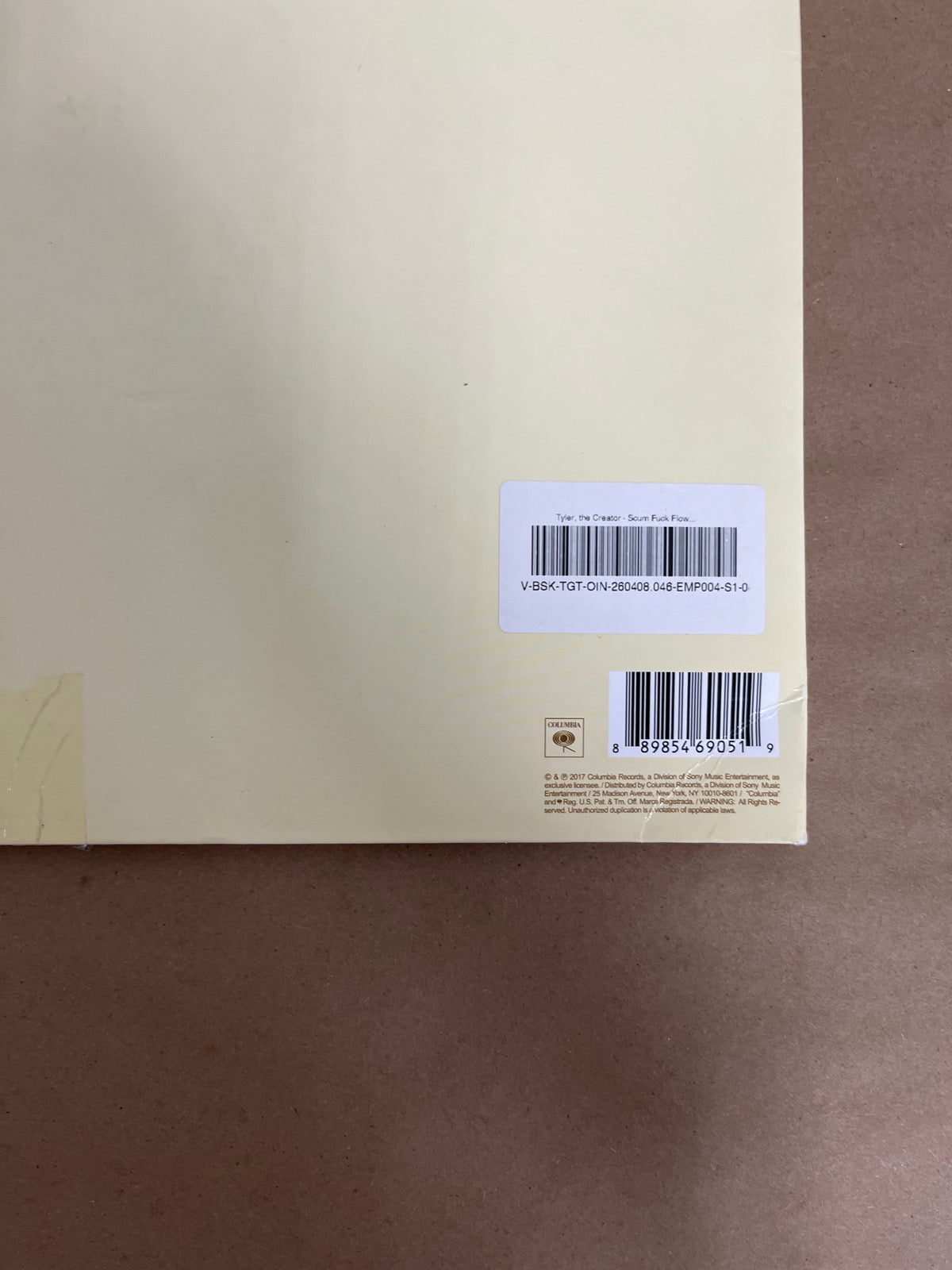 BACK_BR - Tyler, the Creator - Flower Boy LE Vinyl USED NOT TESTED