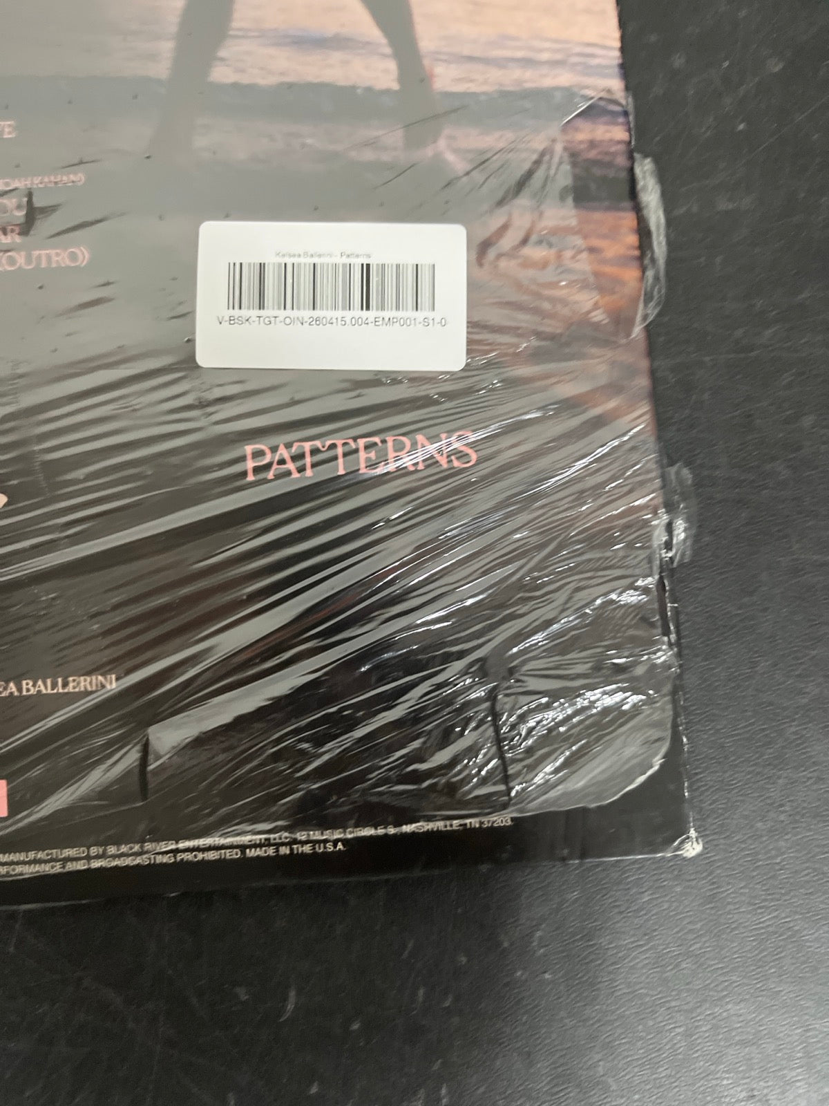 BACK_BR - Kelsea Ballerini - Patterns LE Uncharted Waters Vinyl USED NOT TESTED