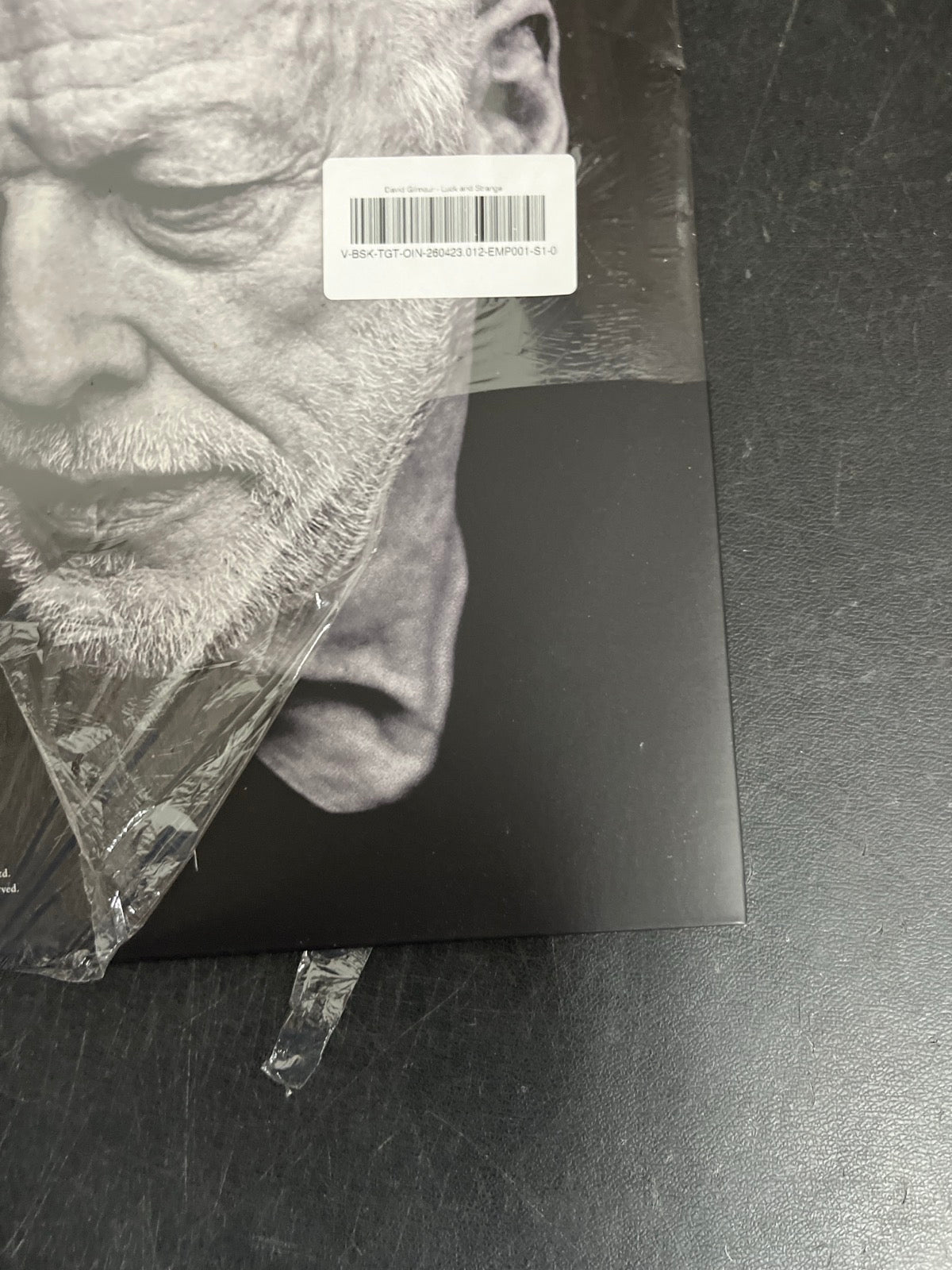 BACK_BR - David Gilmour - Luck and S... Target Exclusive Blue Vinyl USED NOT TESTED
