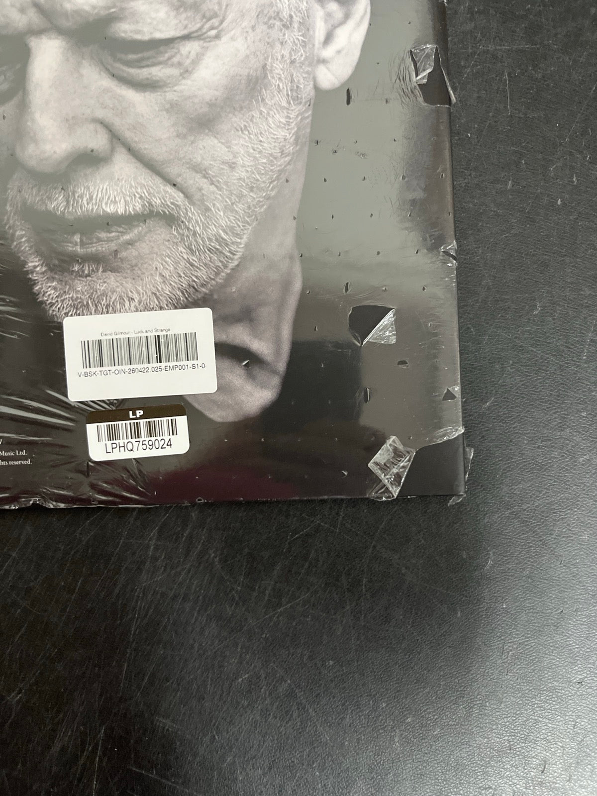 BACK_BR - David Gilmour - Luck and S... Target Exclusive Blue Vinyl USED NOT TESTED