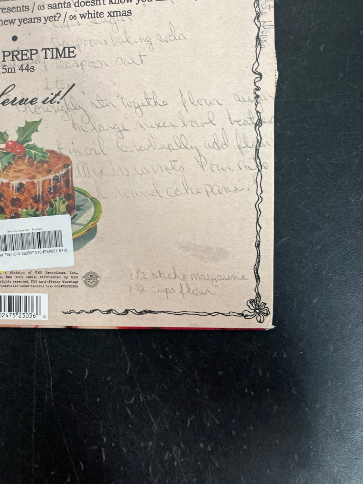 BACK_BR - Sabrina Carpenter - Fruitcake Reissue Green Vinyl USED NOT TESTED