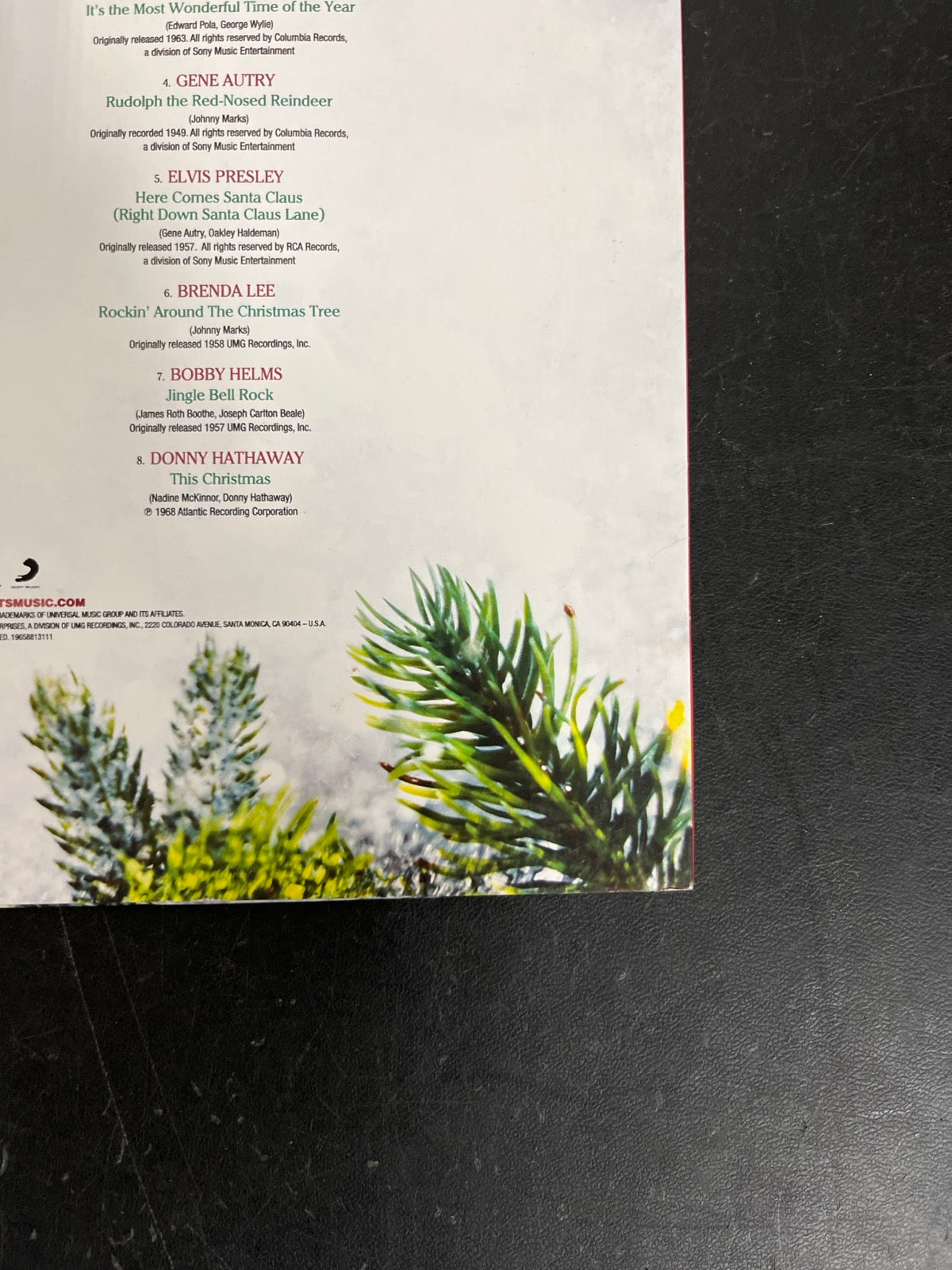 BACK_BR - Now That's What I Call A Most Wonderful Chr ... LE Green Vinyl USED NOT TESTED